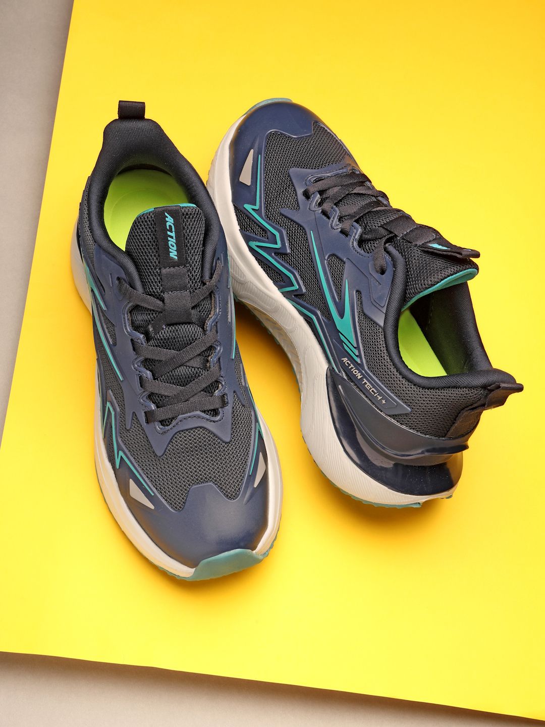 Action NITRO-1404-BLACK Men Sports Shoes