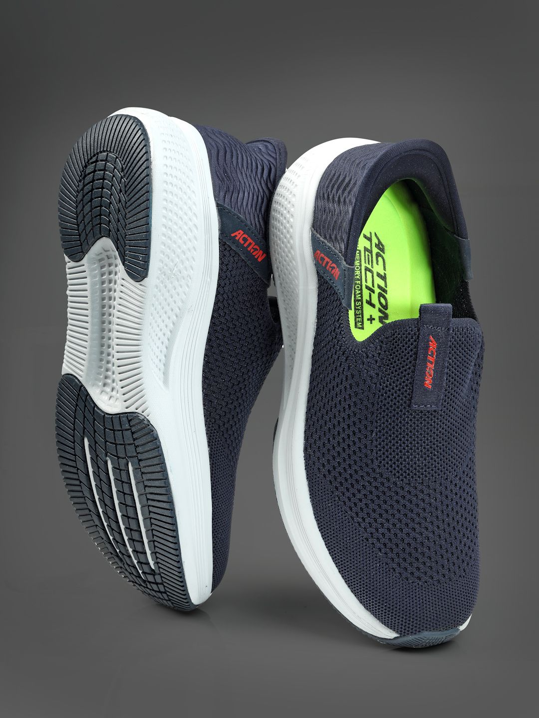 Action WALKER-506-BLACK Men Sports Shoes