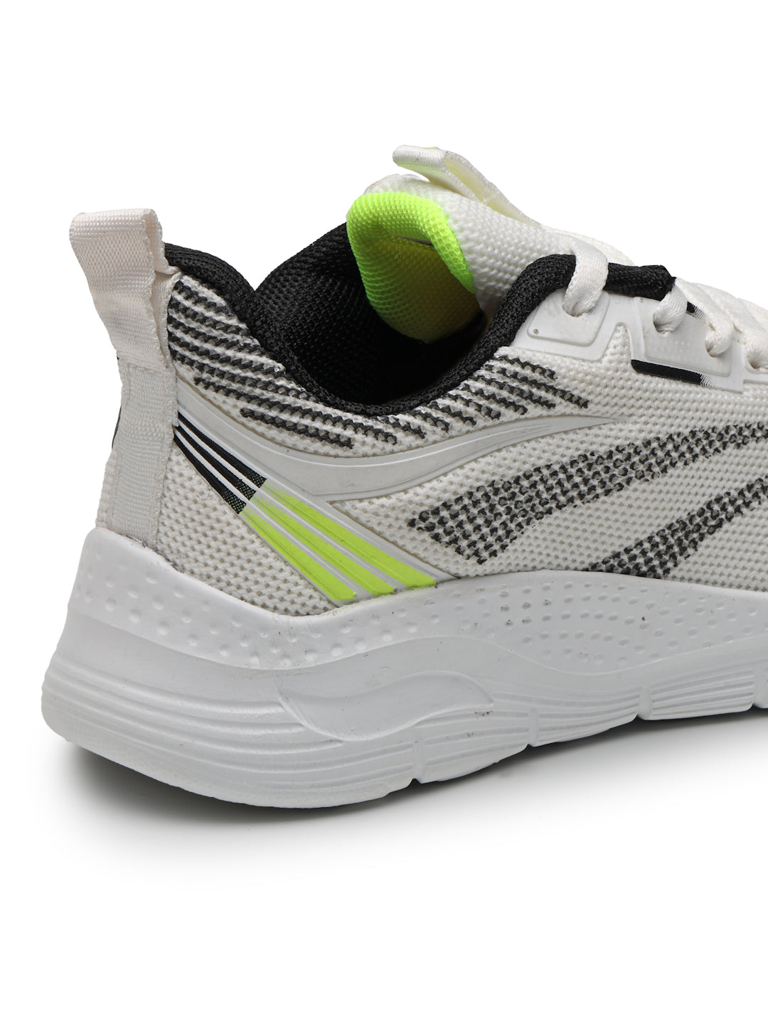 Action MASTER-801-WHITE-BLACK-F-GREEN Boys Sports Shoes