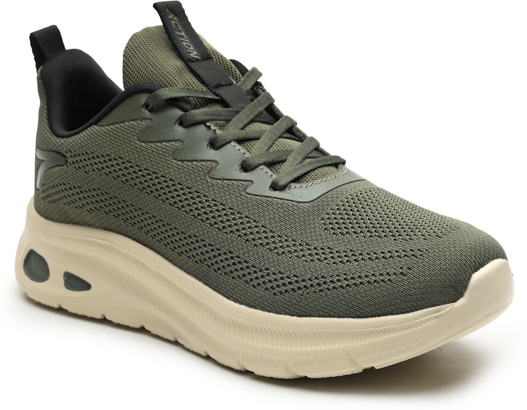 Action RUNNER-133-BLACK Men Sports Shoes