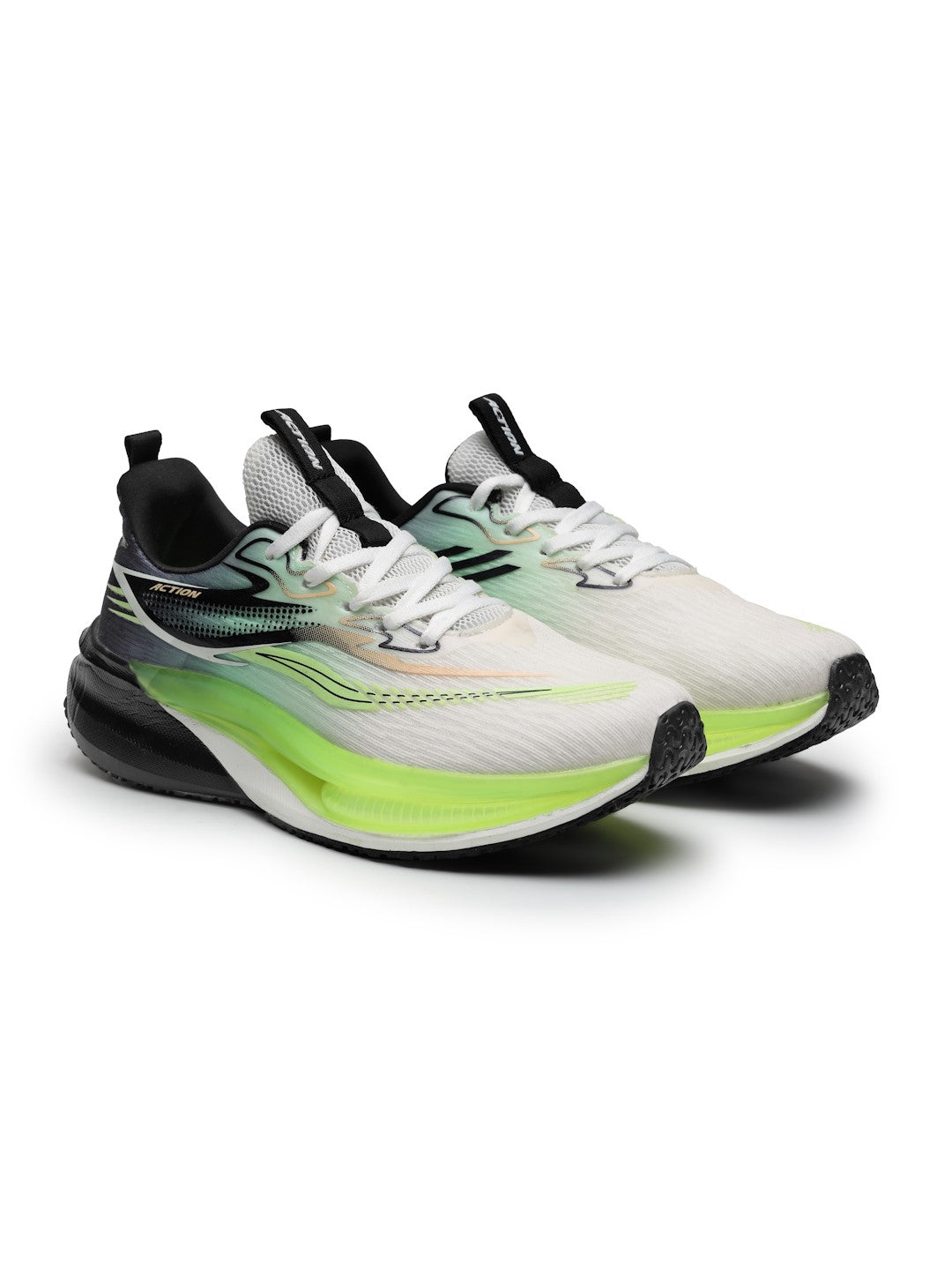 Action Athleo TURBO-2401 Men's Lace-Up Sports Running Shoes