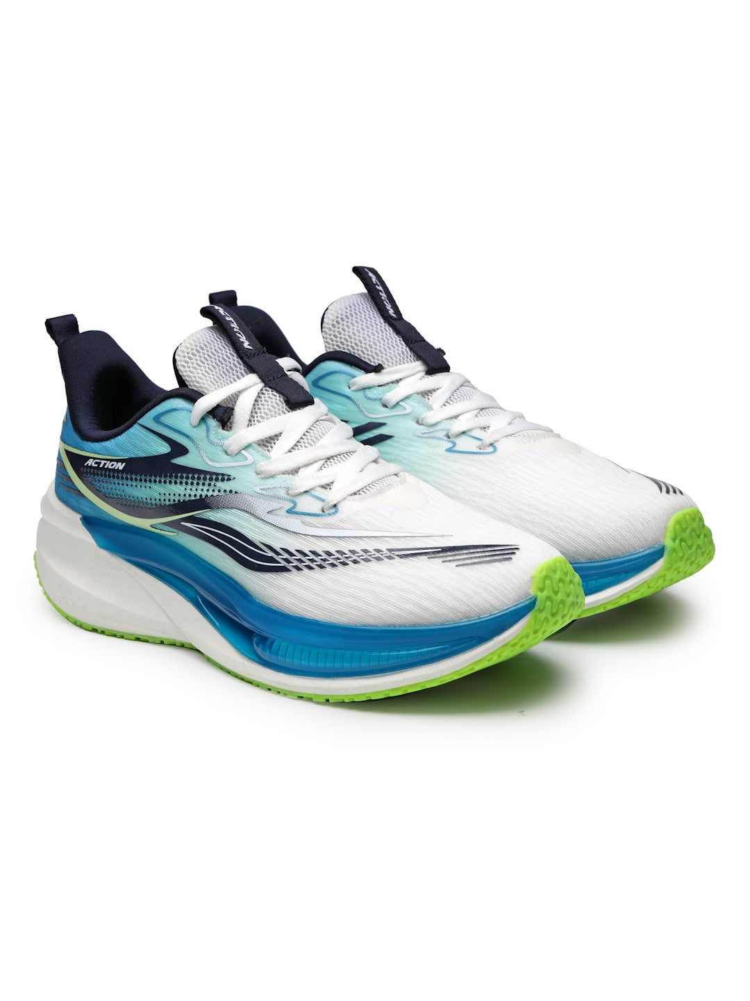 Action Athleo TURBO-2401 Men's Lace-Up Sports Running Shoes