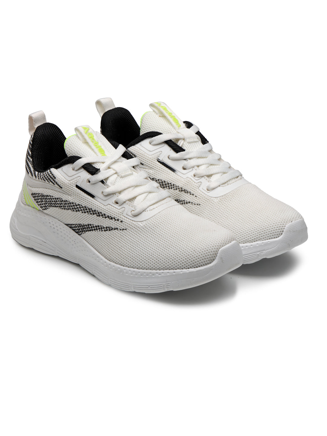 Action MASTER-801-WHITE-BLACK-F-GREEN Boys Sports Shoes