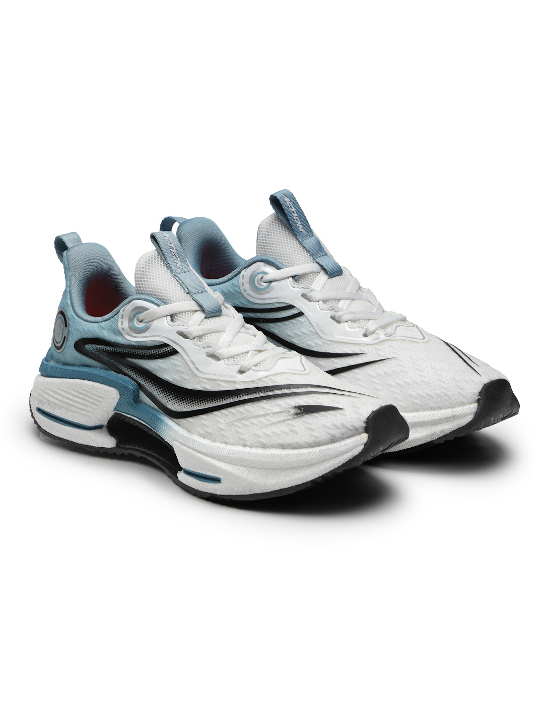 Action Athleo TURBO-2501 Breathable Flexible Lightweight Comfortable Sports Lace-Up Running Shoes For Men