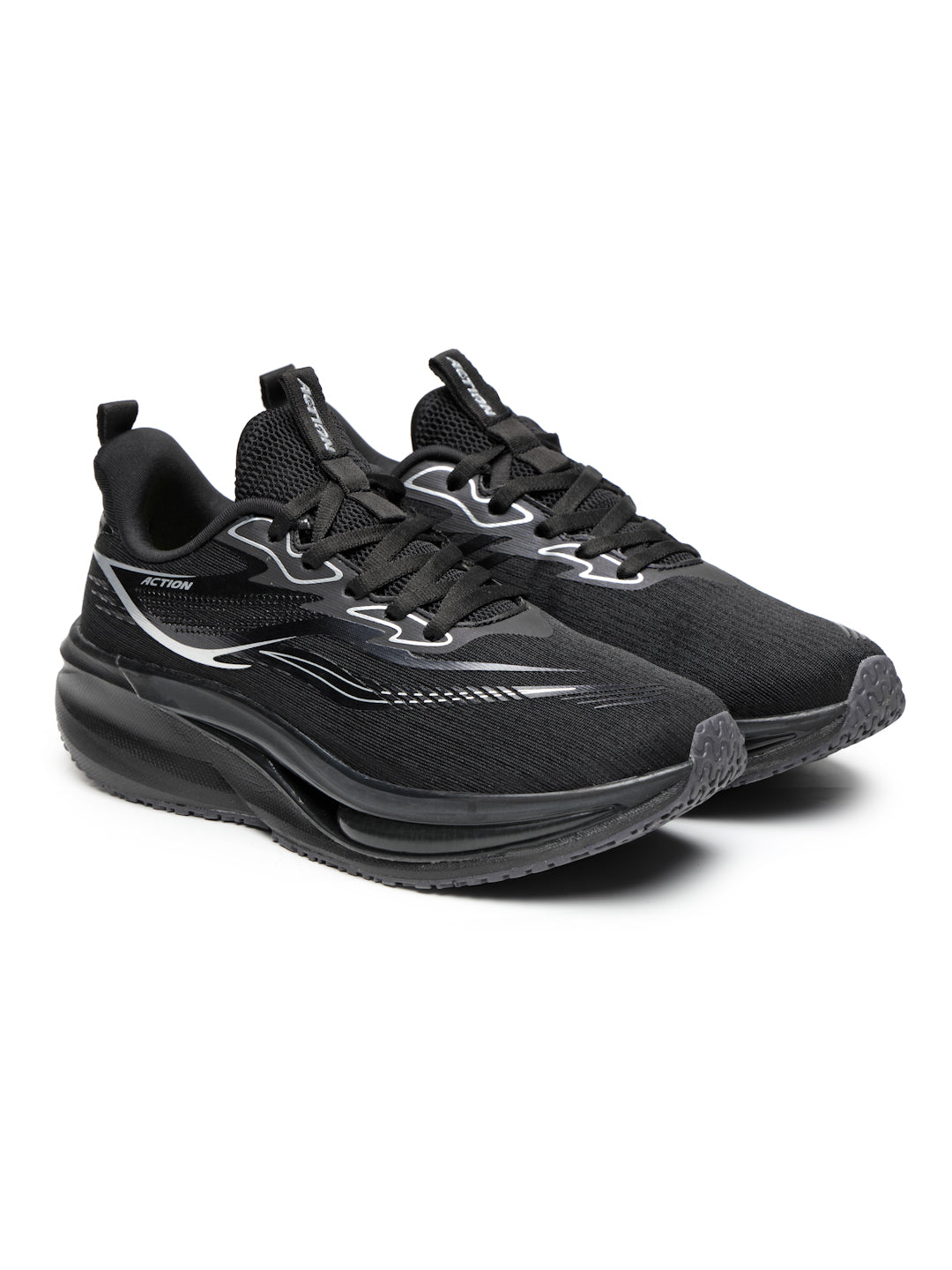 Action Athleo TURBO-2401 Men's Lace-Up Sports Running Shoes