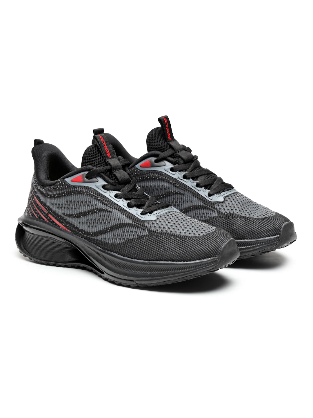 Action Athleo TURBO-1521 Men's Lace-Up Sports Running Shoes