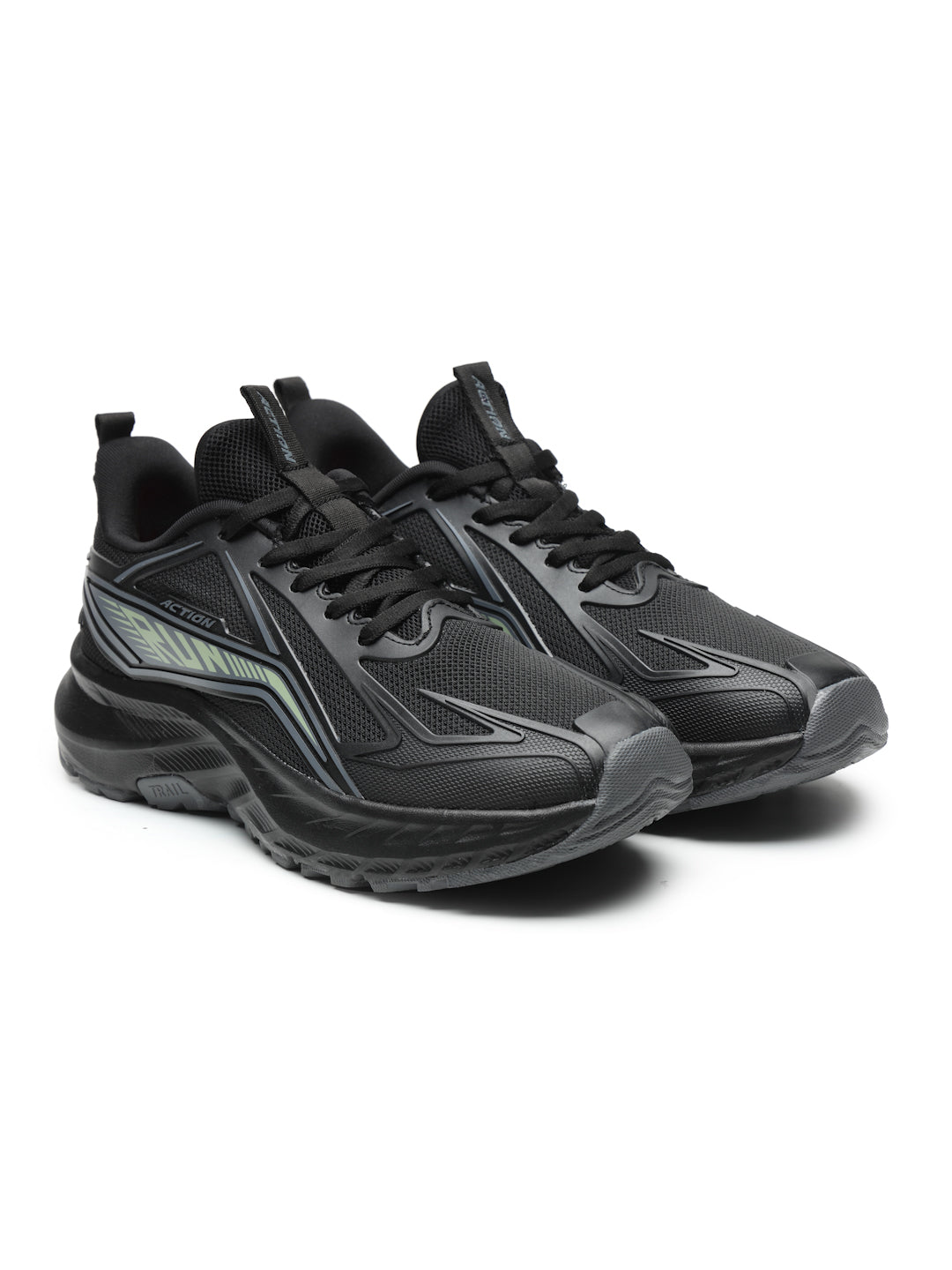 Action Athleo NITRO-2007 Men's Lace-Up Sports Running Shoes