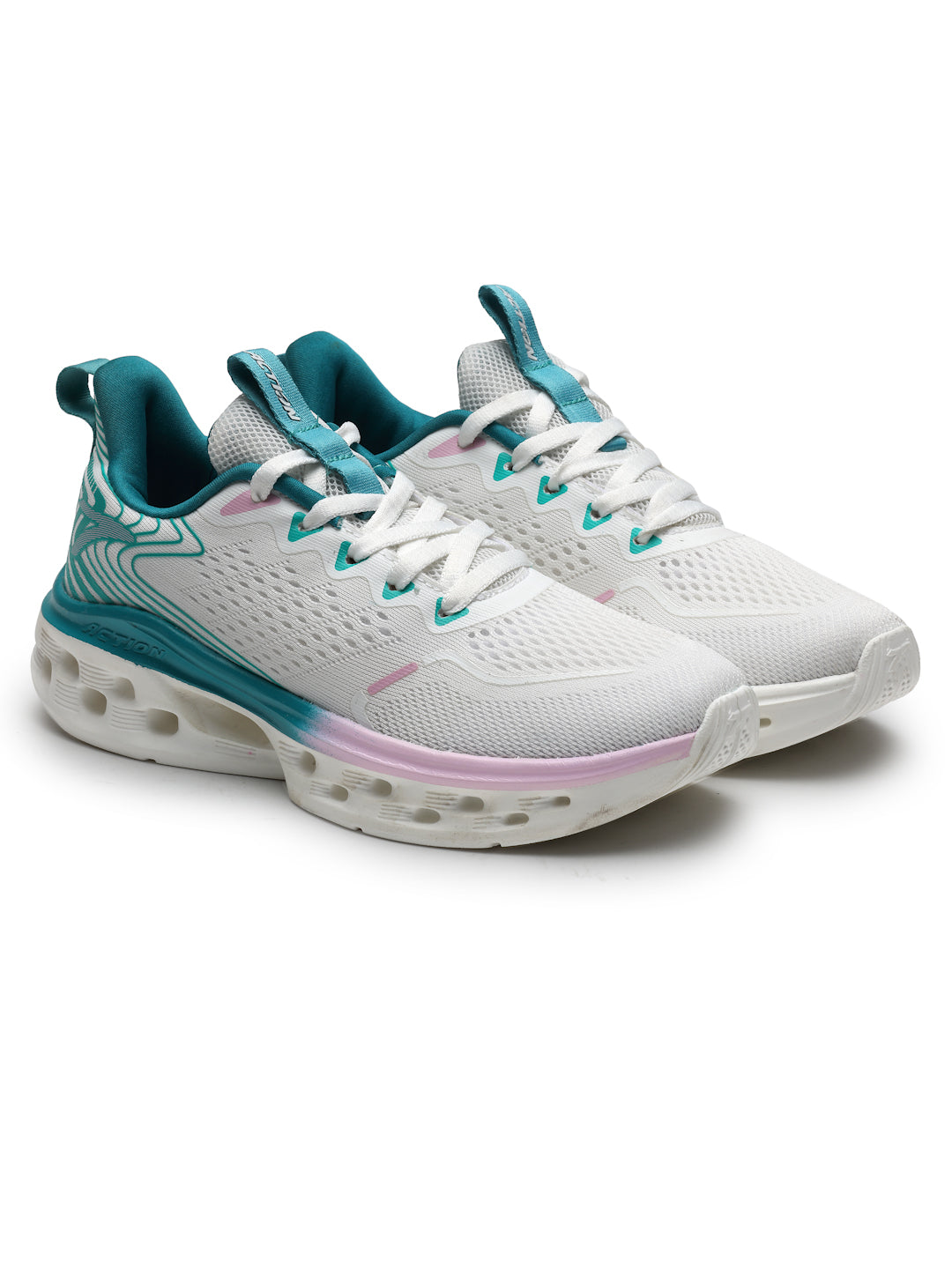 Action Athleo KIA-212 Women's Lace-Up Sports Running Shoes