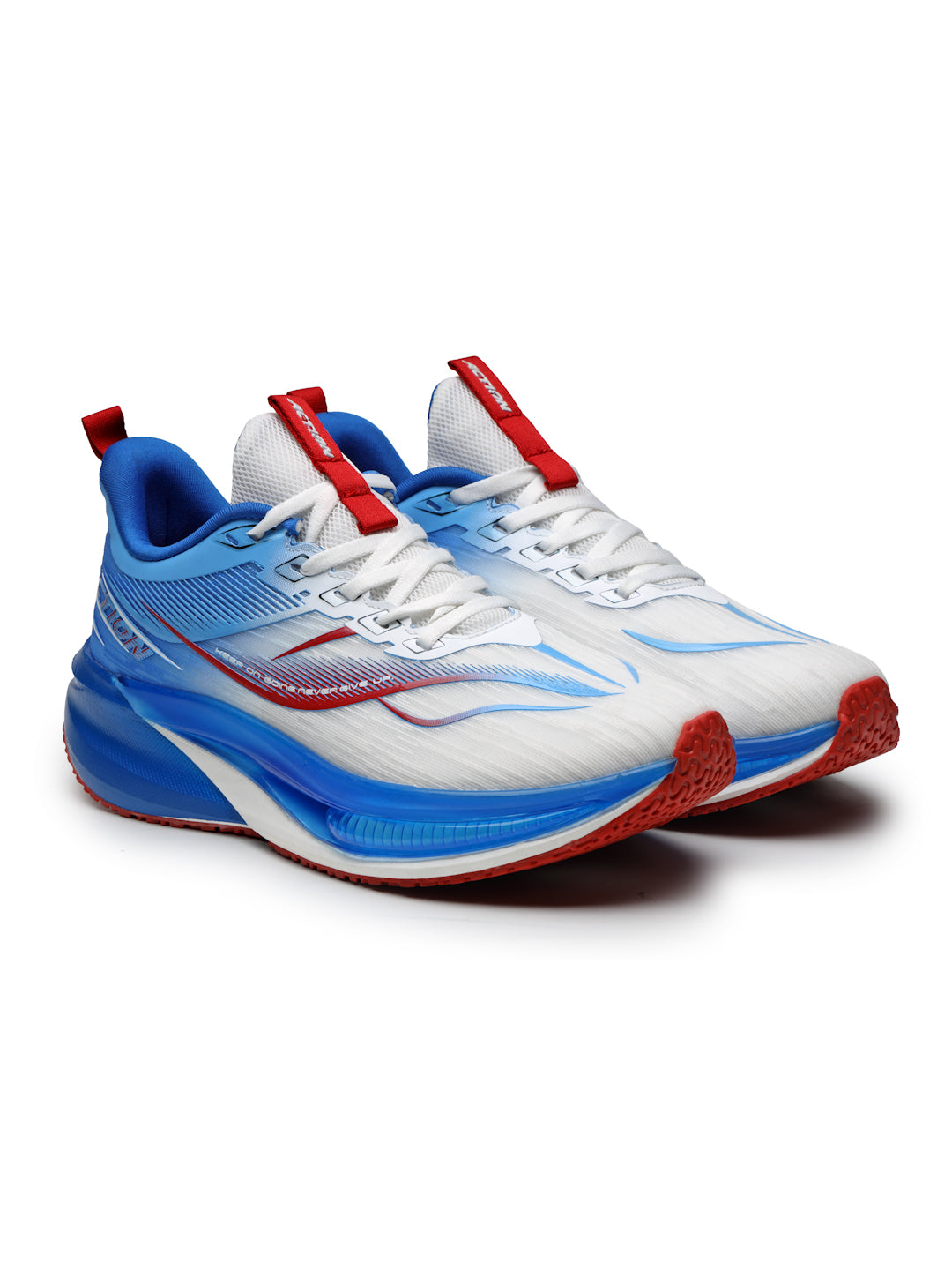 Action Athleo TURBO-2411 Men's Lace-Up Sports Running Shoes