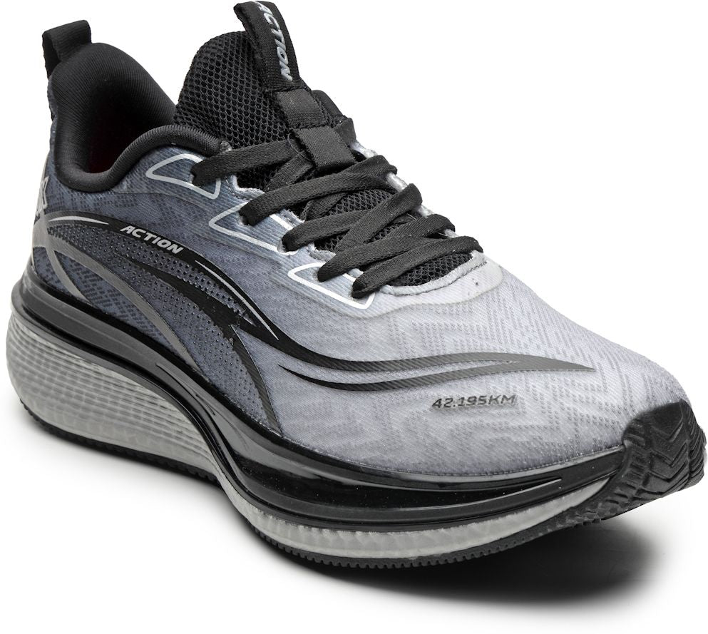 Action NITRO-2301-BLACK Men Sports Shoes