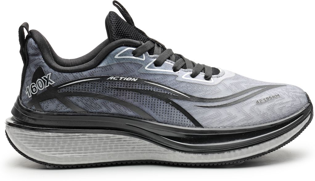 Action NITRO-2301-BLACK Men Sports Shoes