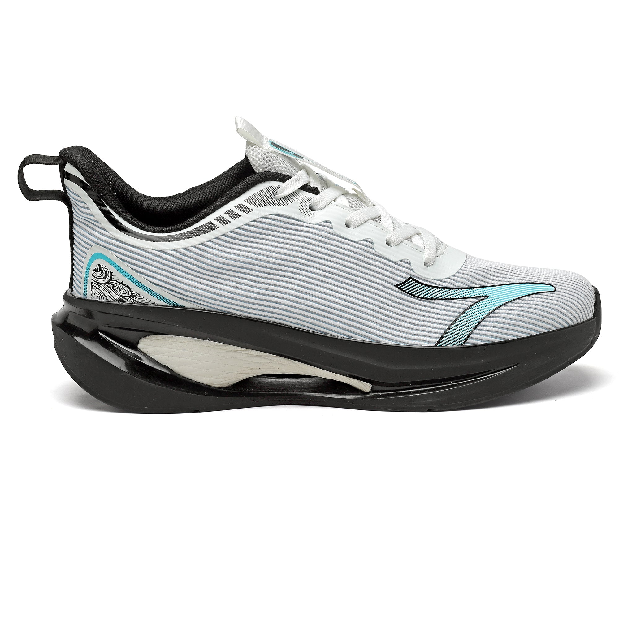 Action TURBO-422-BLACK Men Sports Shoes