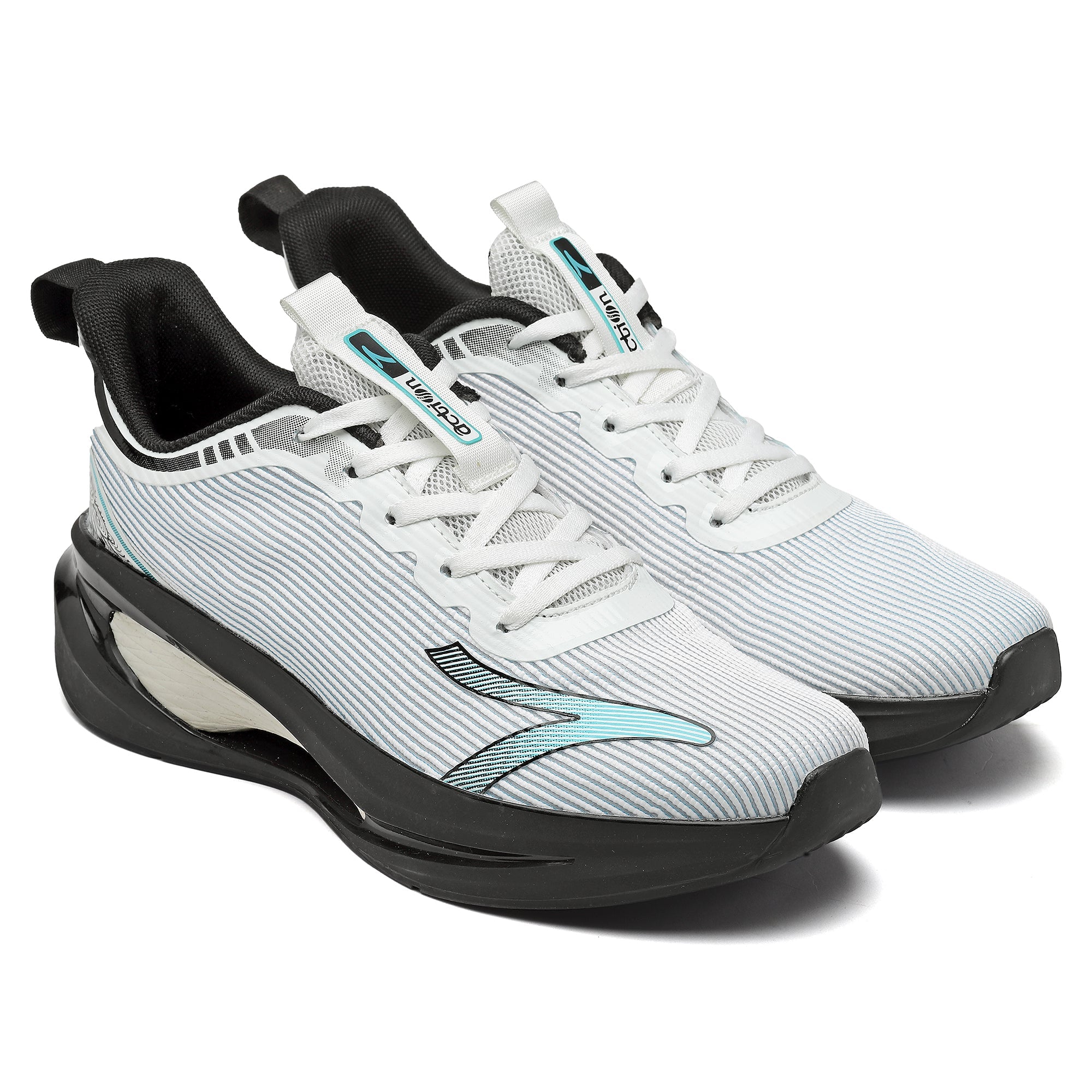 Action TURBO-422-BLACK Men Sports Shoes