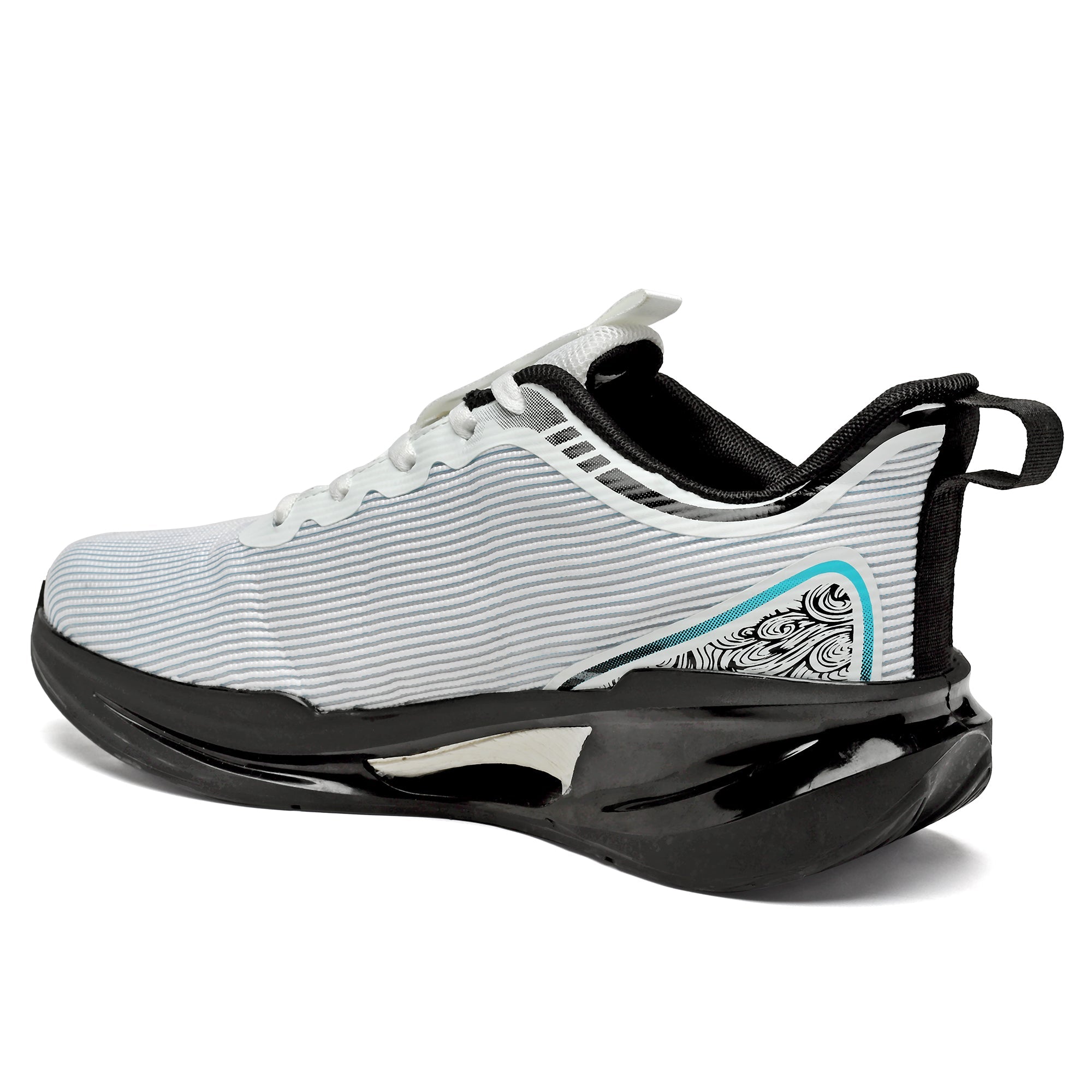Action TURBO-422-BLACK Men Sports Shoes