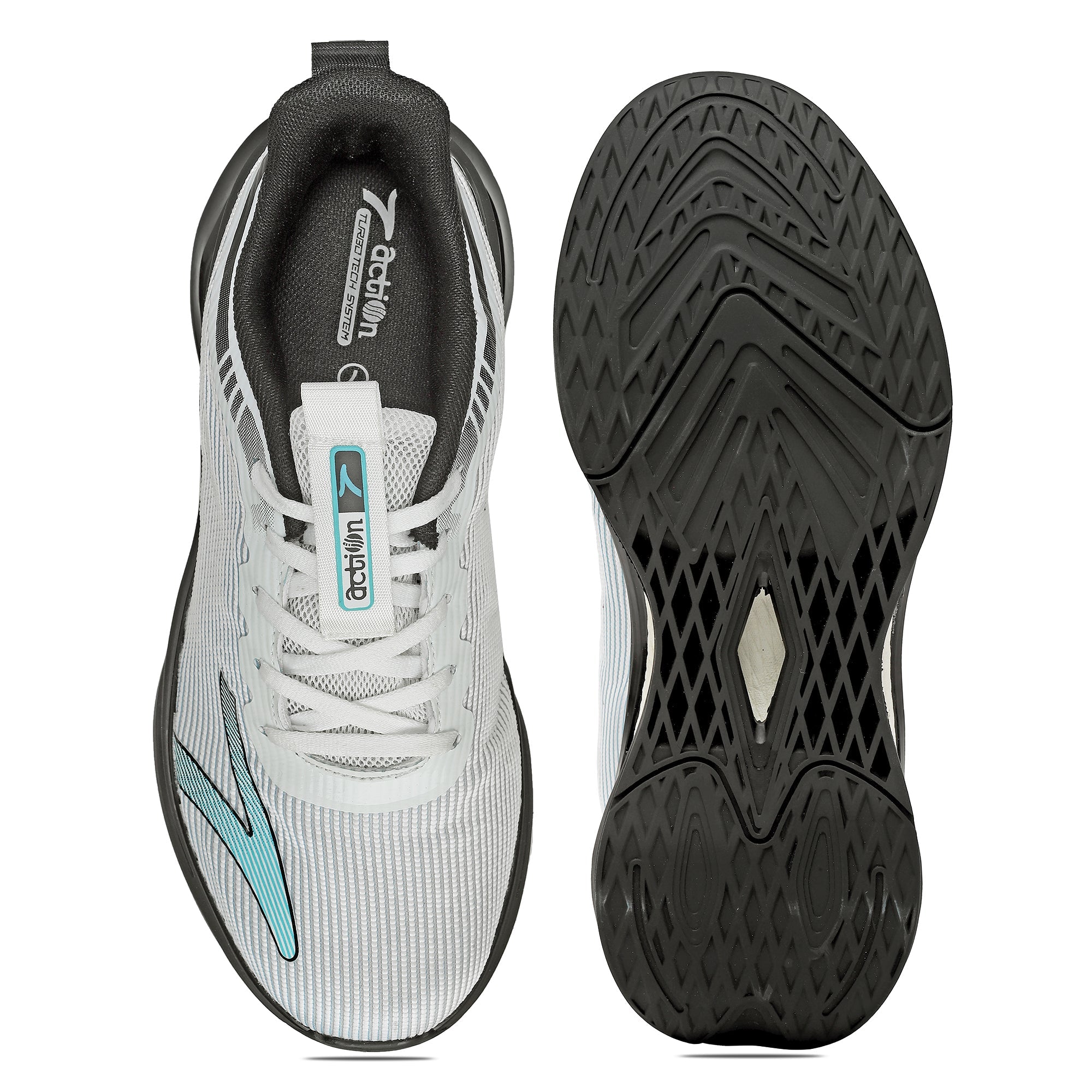 Action TURBO-422-BLACK Men Sports Shoes