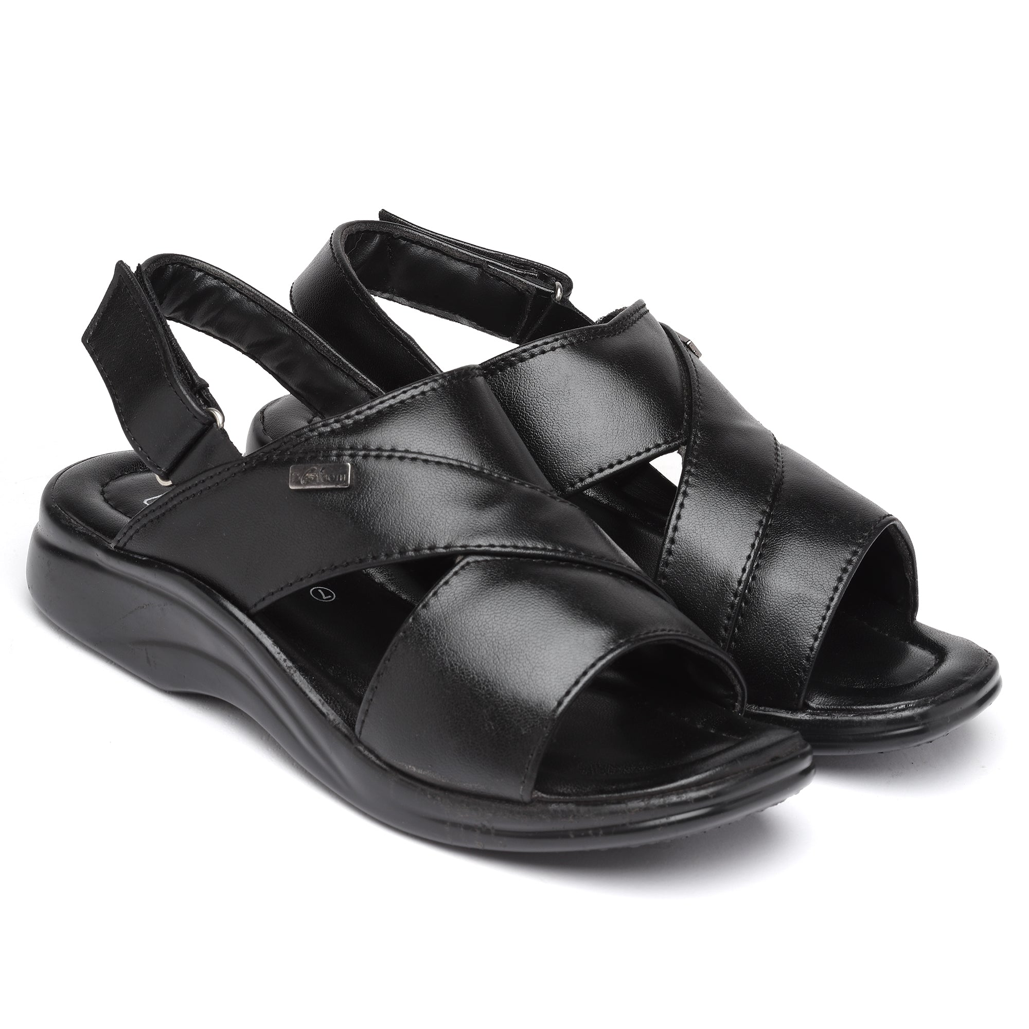 Action leather sandals store