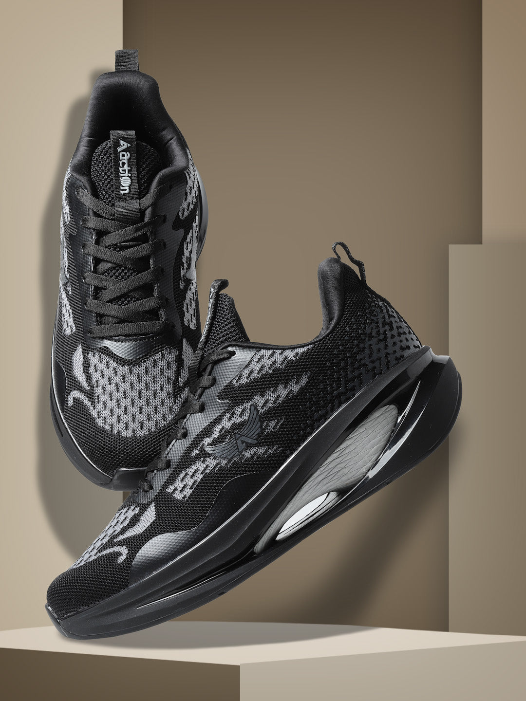 Action Athleo TURBO-426 Men's Lace-Up Sports Running Shoes