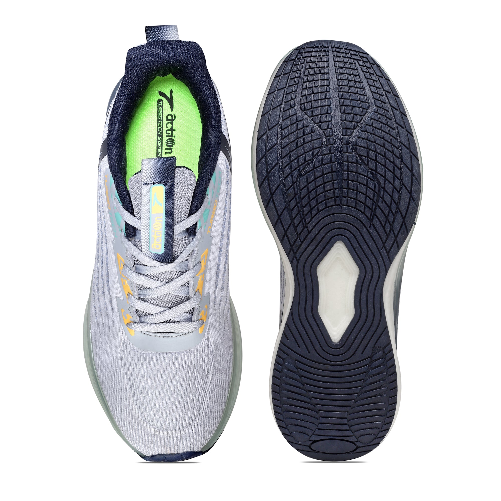Action Athleo TURBO-322 Men's Lace-Up Sports Running Shoes