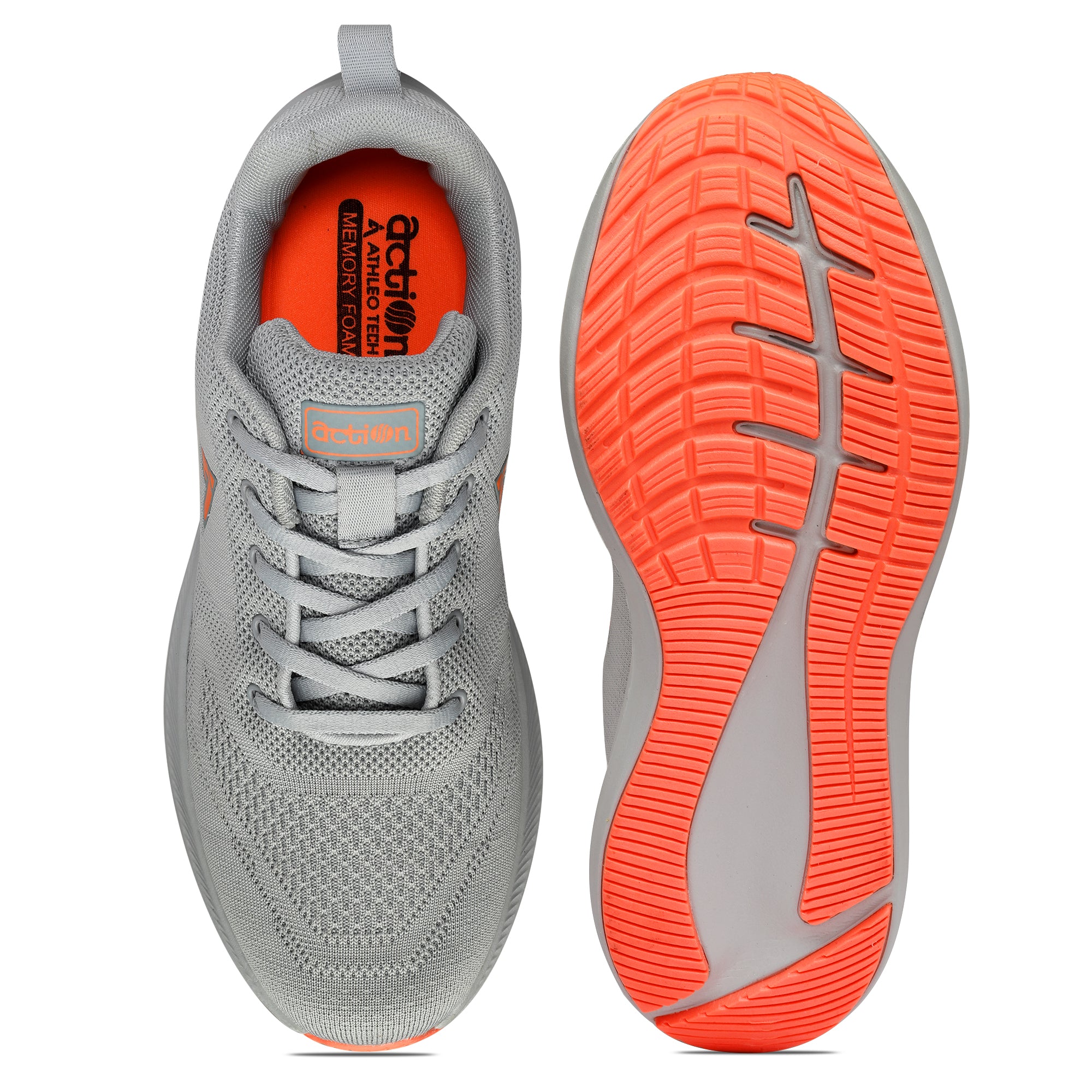 Action Athleo ATG-496 Men's Lace-Up Sports Running Shoes