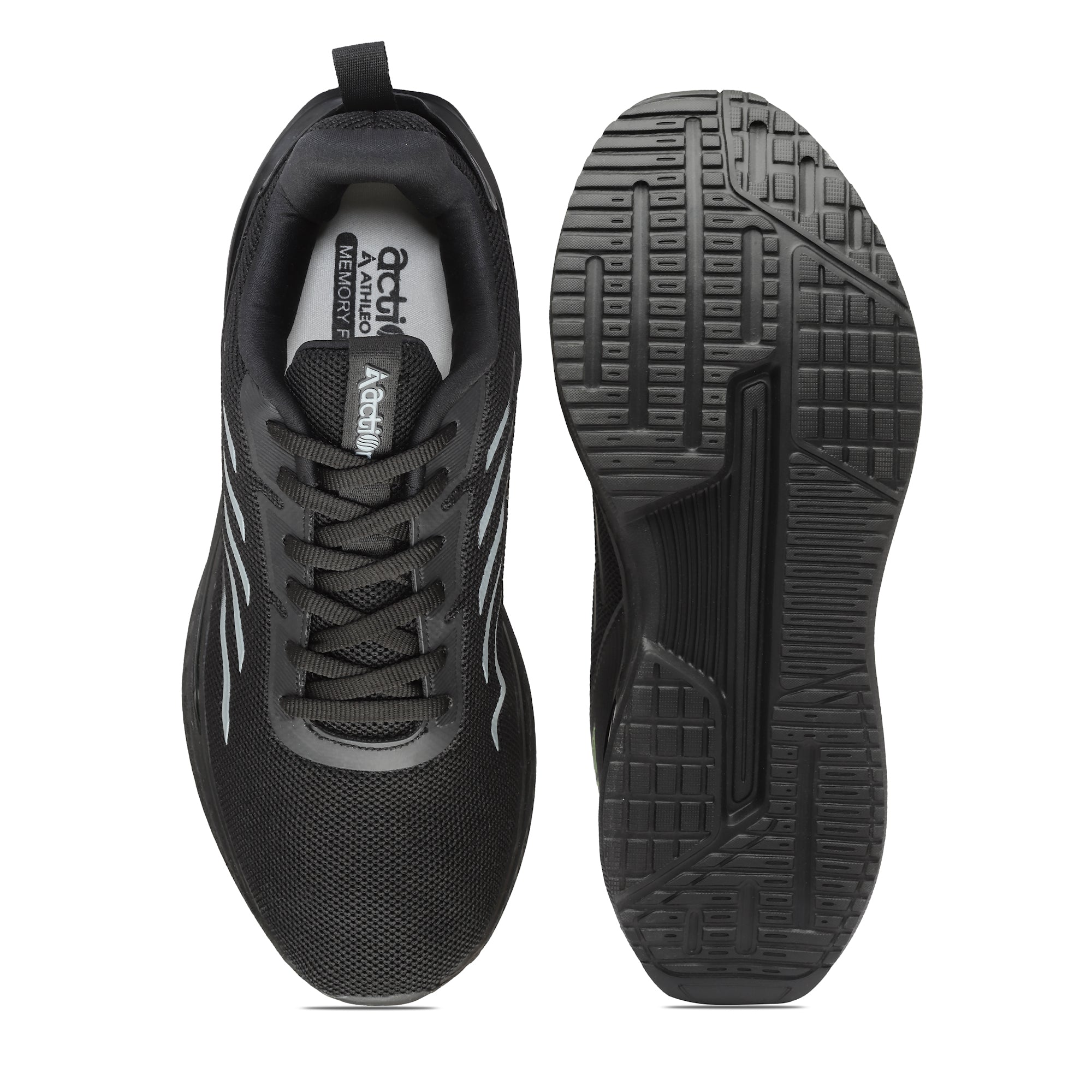 Action Athleo BULLET-101 Men's Lace-Up Sports Running Shoes