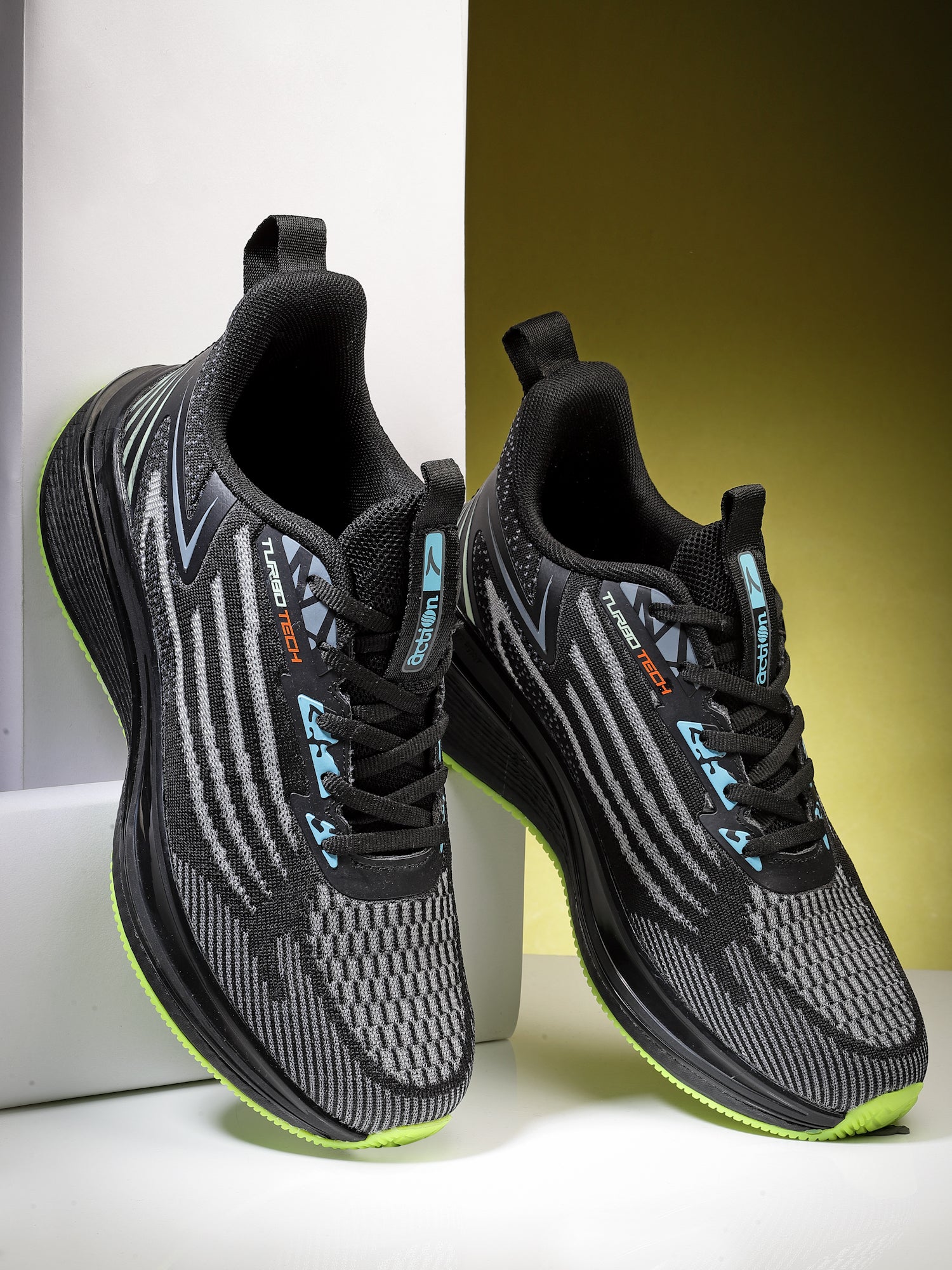 Action Athleo TURBO-322 Men's Lace-Up Sports Running Shoes
