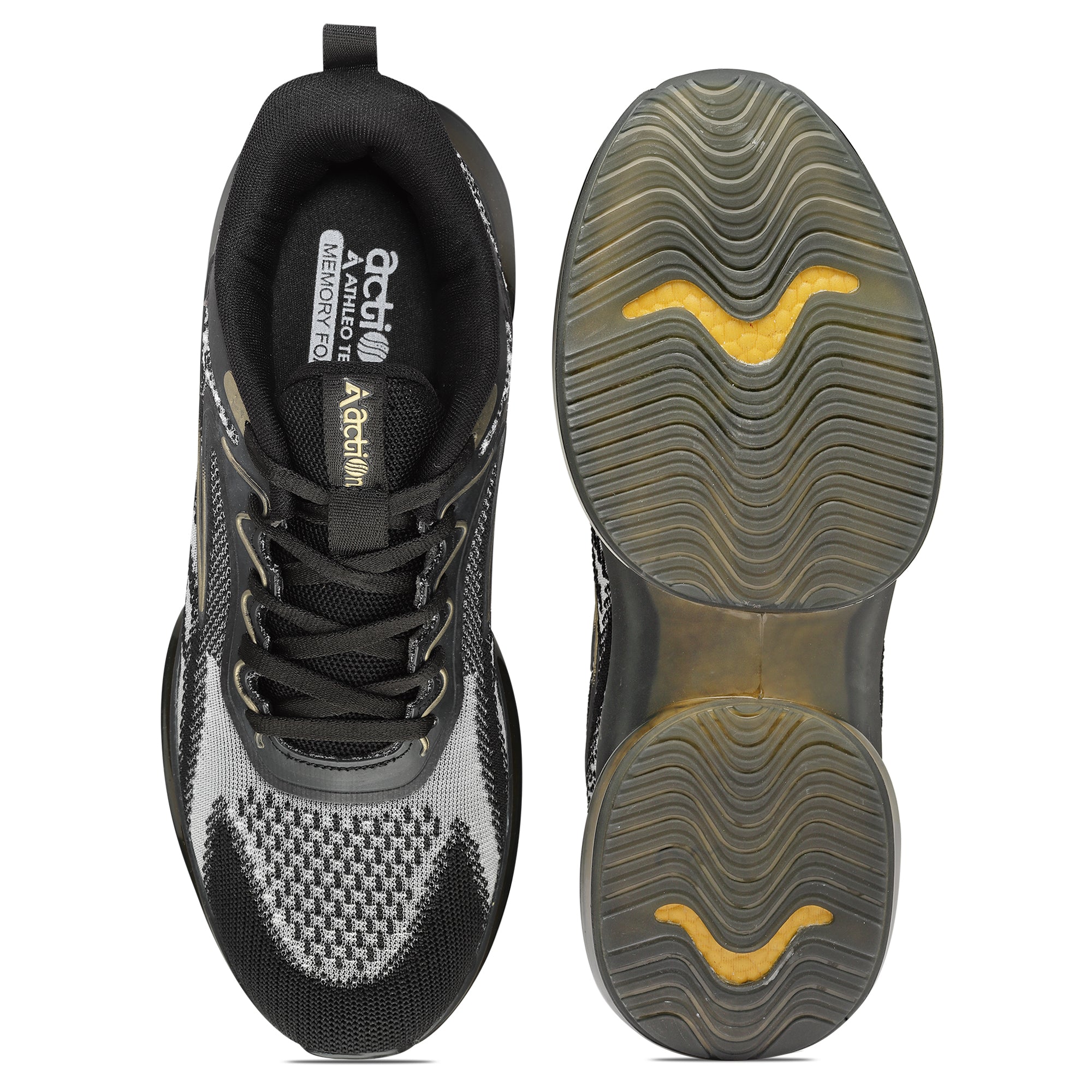 Action Athleo NITRO-101 Men's Lace-Up Sports Running Shoes