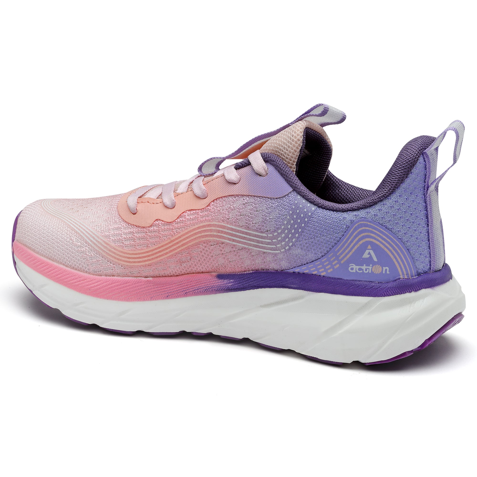 Action Athleo KIA-203 Women's Lace-Up Sports Running Shoes