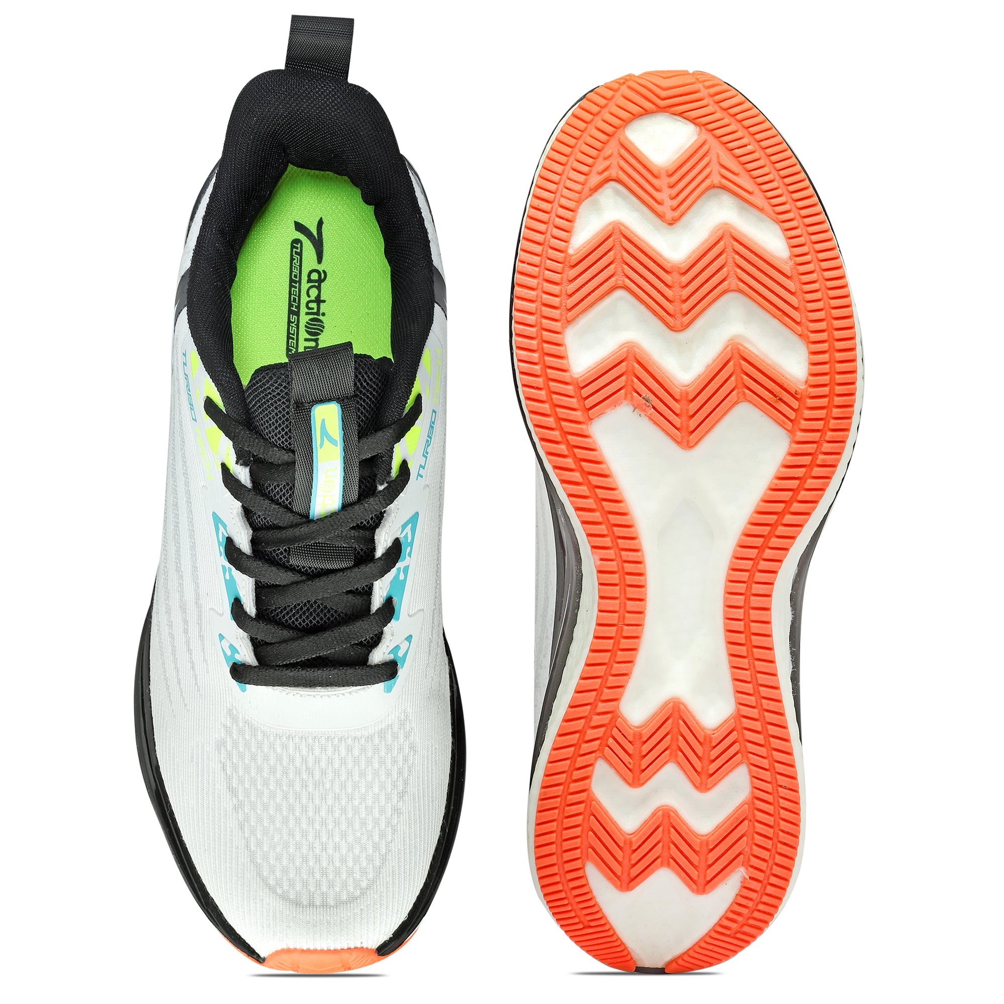 Action Athleo TURBO-322 Men's Lace-Up Sports Running Shoes