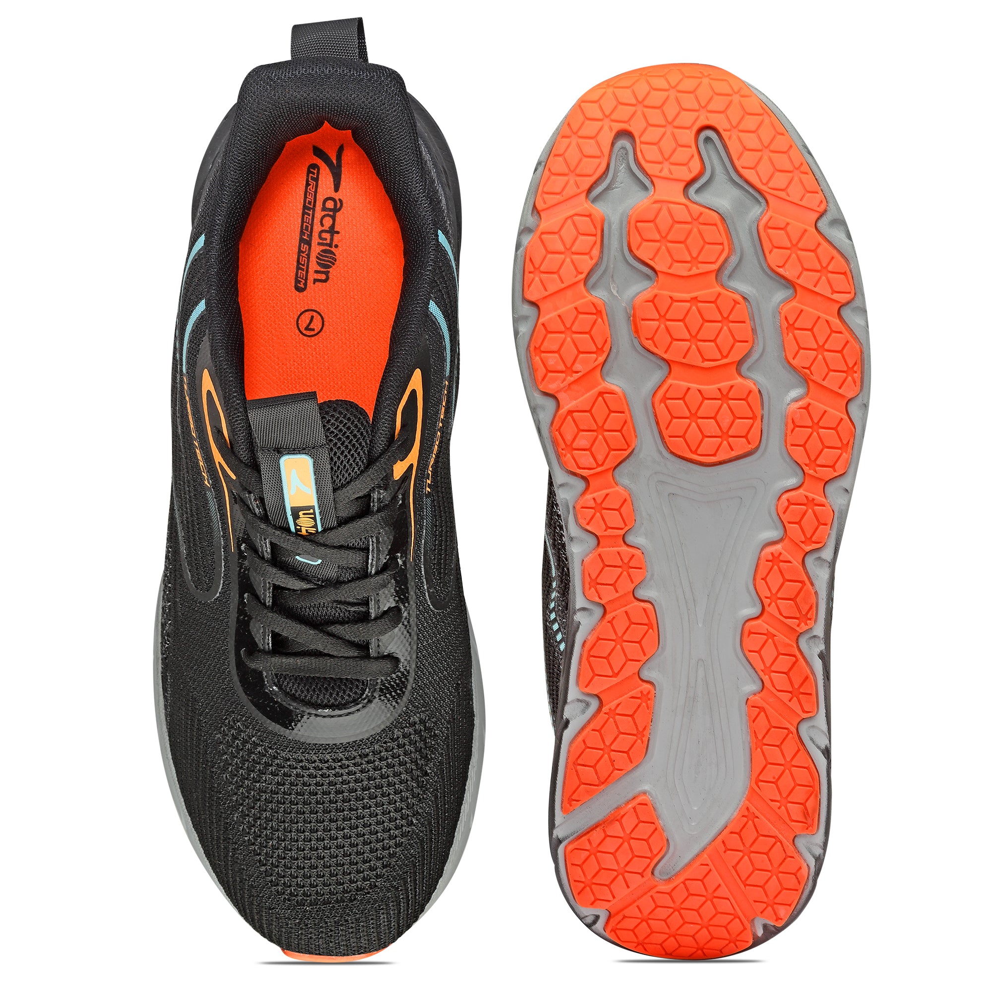 Action Athleo NITRO-502 Men's Lace-Up Sports Running Shoes