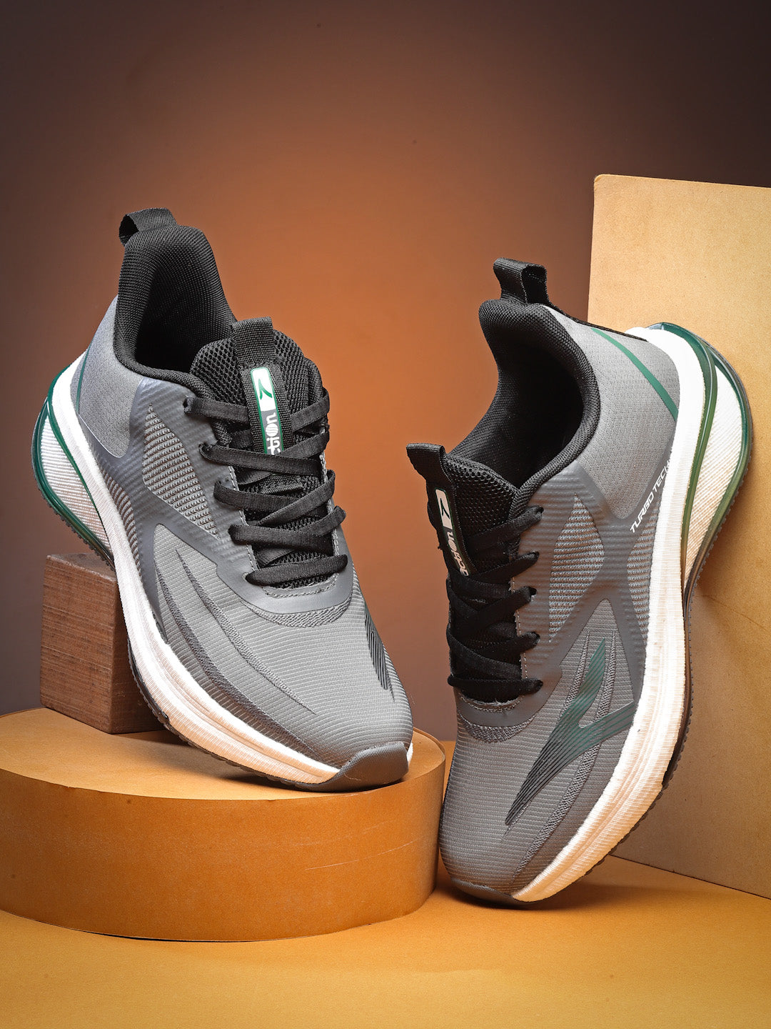 Action Athleo TURBO-901 Men's Lace-Up Sports Running Shoes