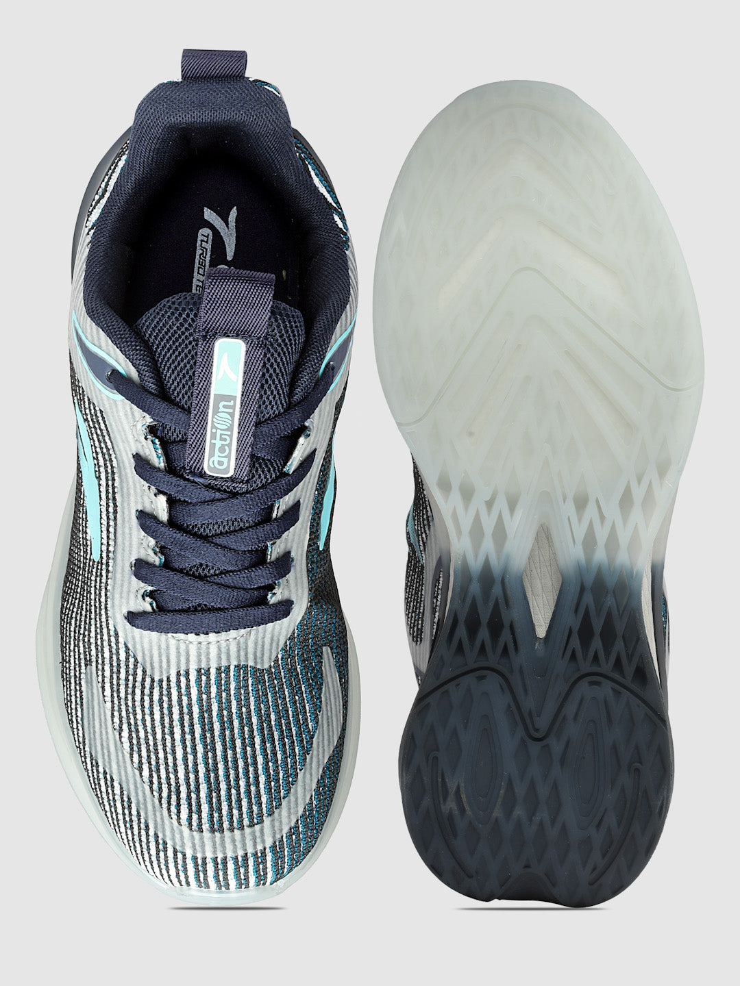 Action Athleo TURBO-402 Men's Lace-Up Sports Running Shoes