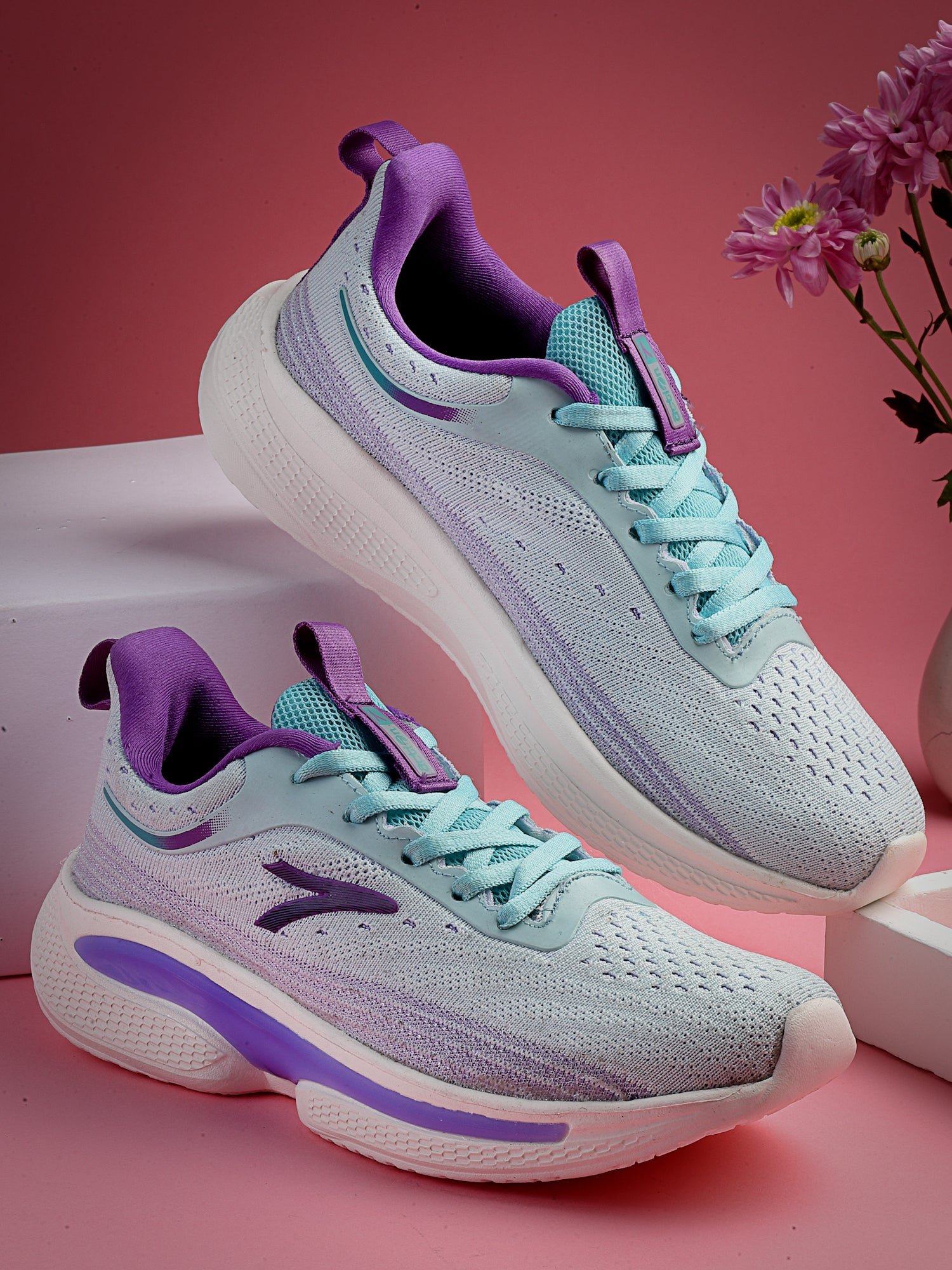 Action Athleo KIA-704 Women's Lace-Up Sports Running Shoes