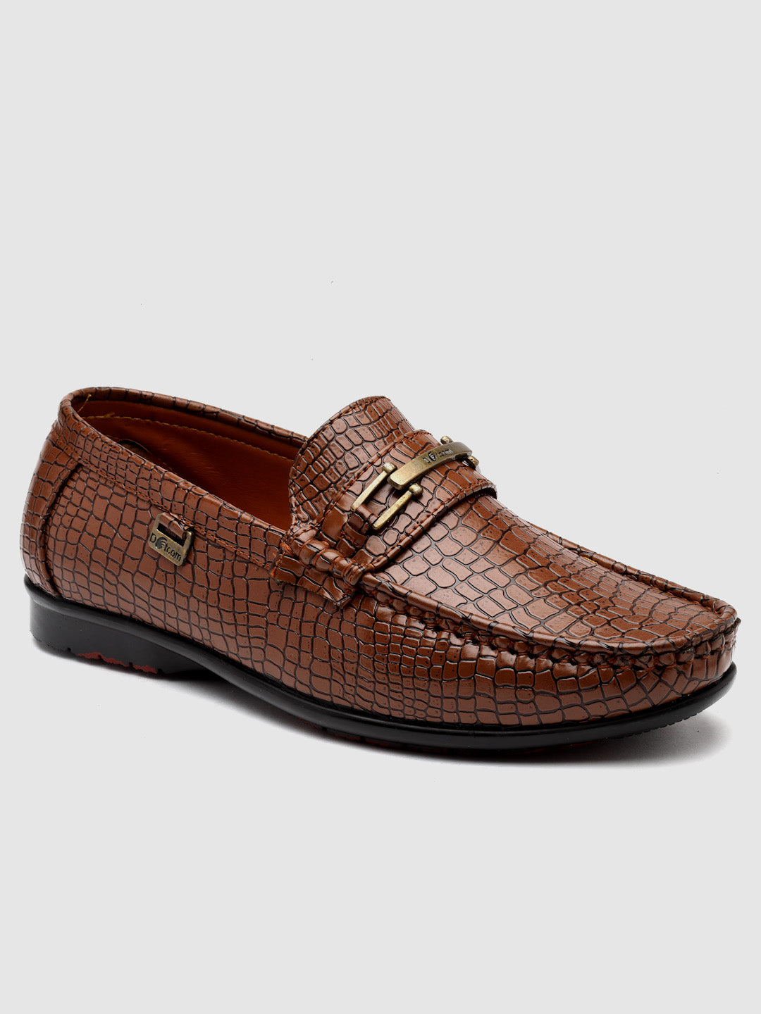 Dotcom DRIVE 132 Comfortable Stylish Snake Print Casual Loafers For Men