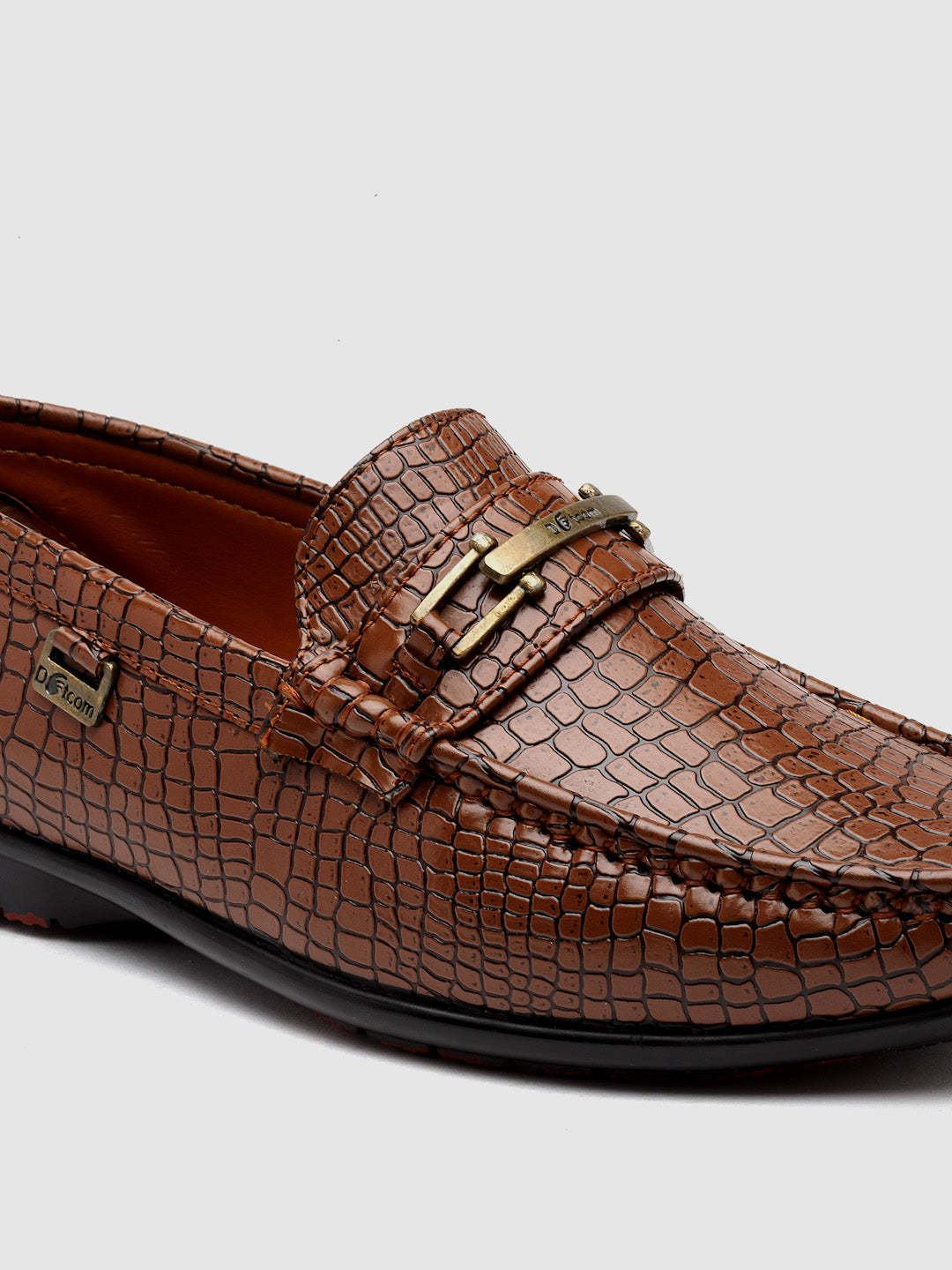 Dotcom DRIVE 132 Comfortable Stylish Snake Print Casual Loafers For Men