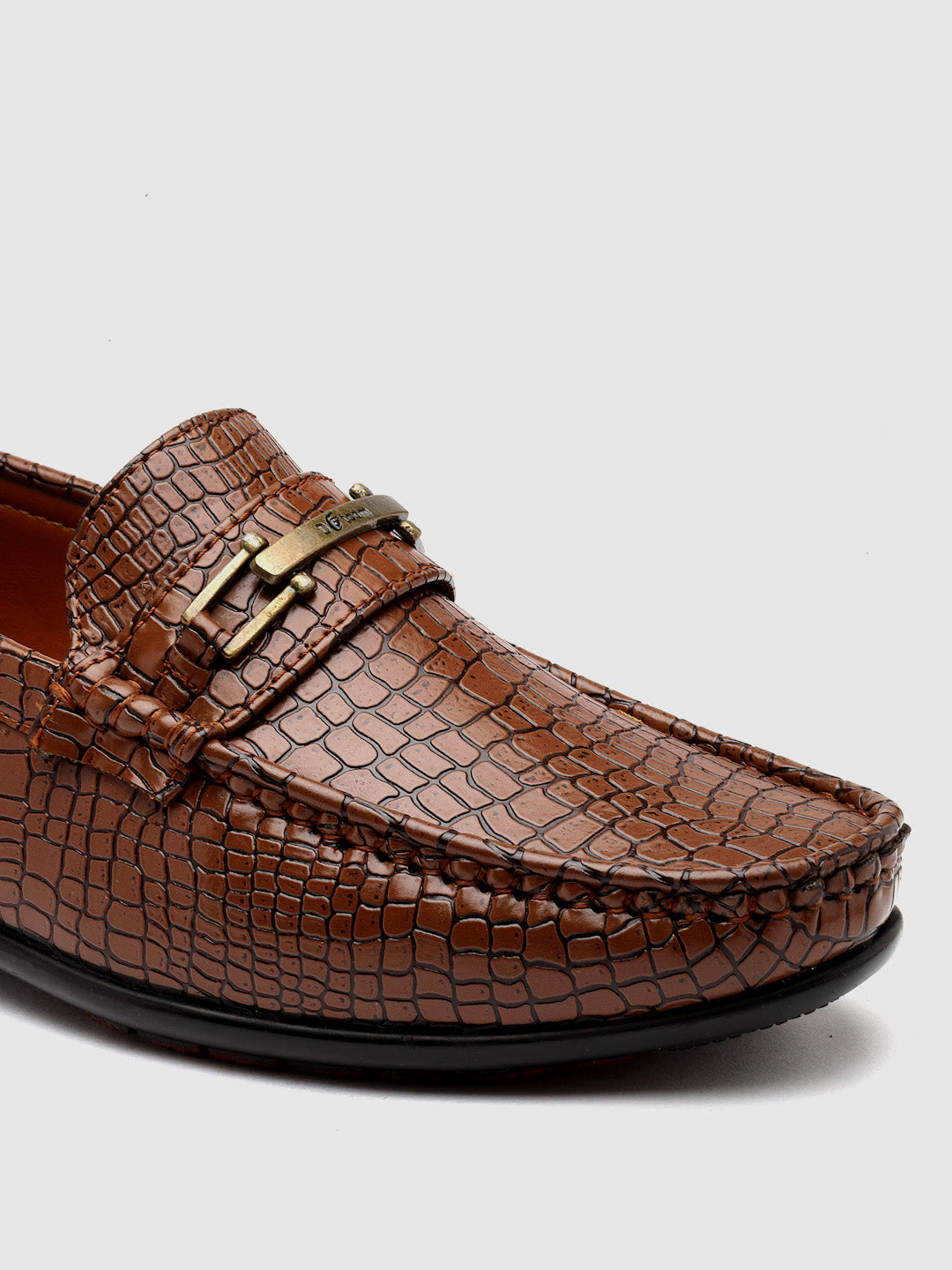 Dotcom DRIVE 132 Comfortable Stylish Snake Print Casual Loafers For Men