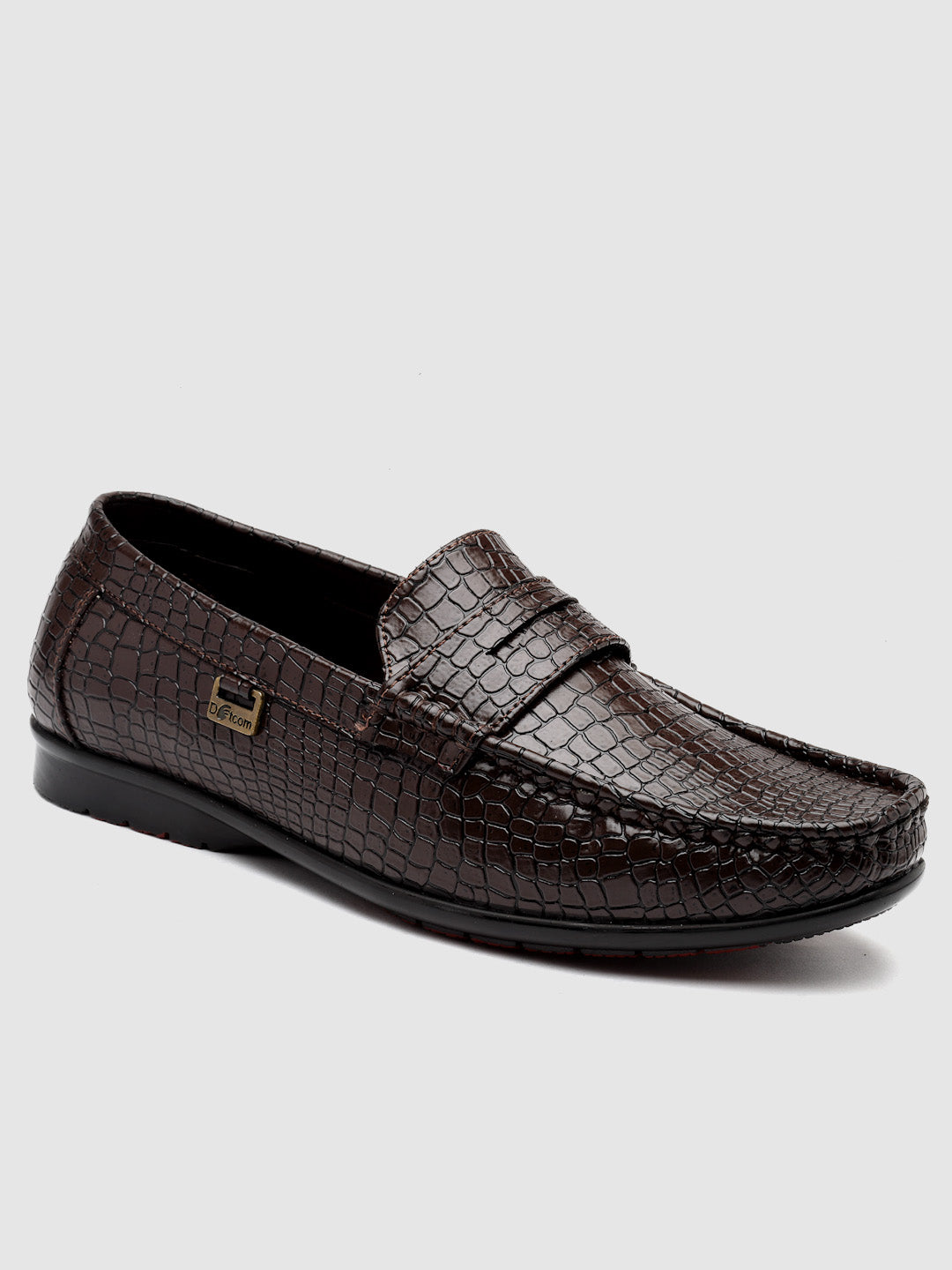 Dotcom DRIVE 132 Comfortable Stylish Snake Print Casual Loafers For Men