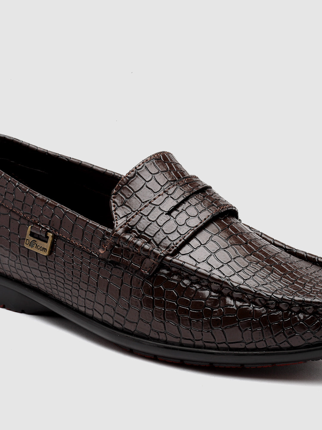 Dotcom DRIVE 132 Comfortable Stylish Snake Print Casual Loafers For Men