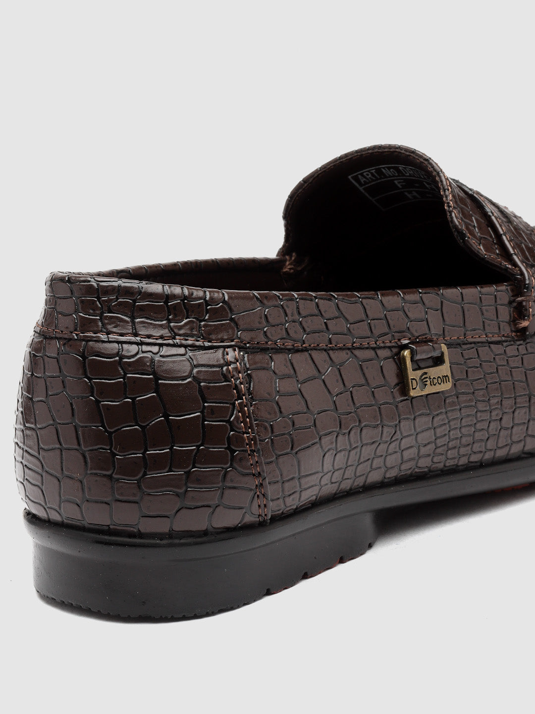 Dotcom DRIVE 132 Comfortable Stylish Snake Print Casual Loafers For Men