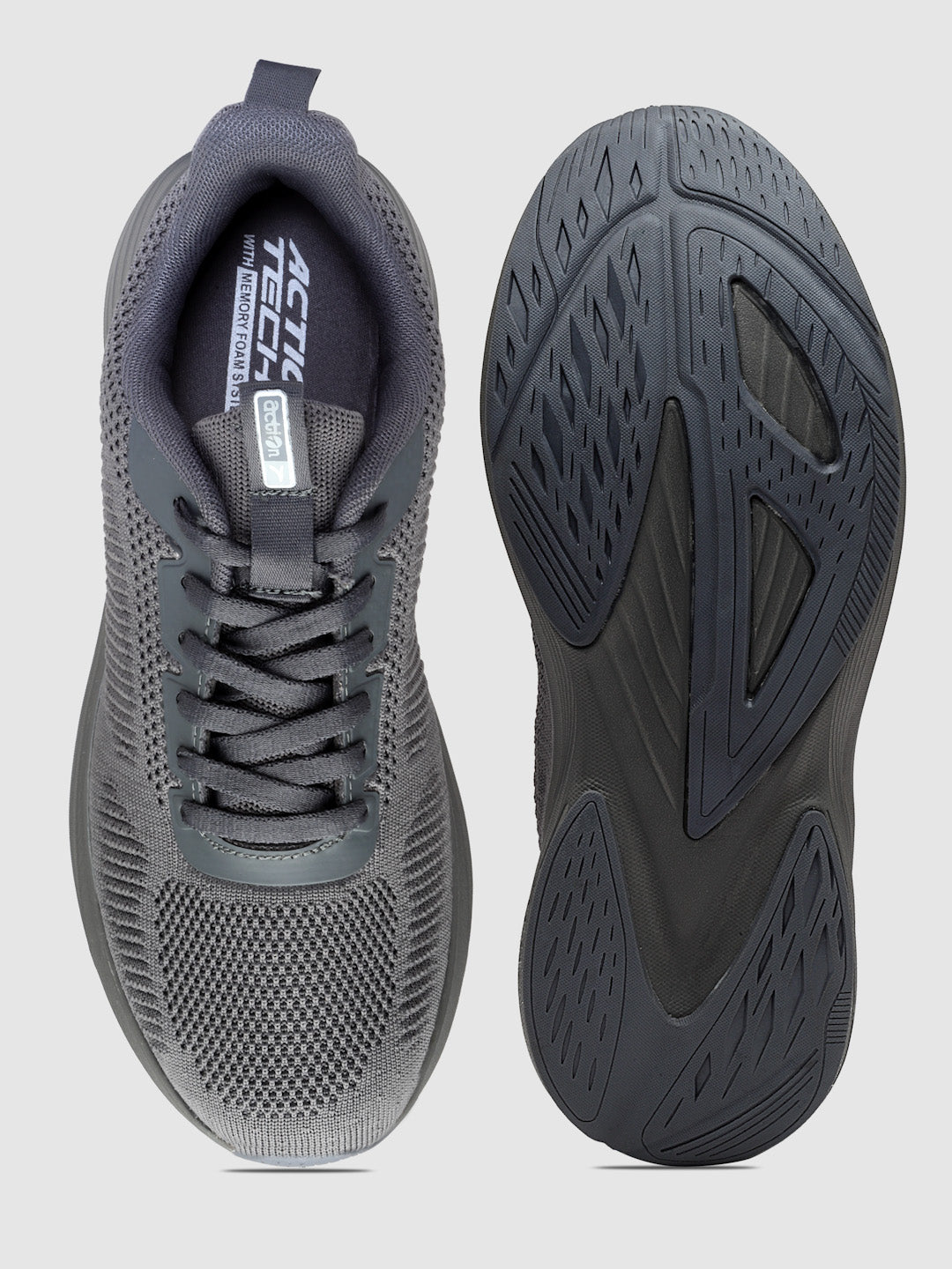Action Athleo RUNNER-114 Men's Lace-Up Sports Running Shoes