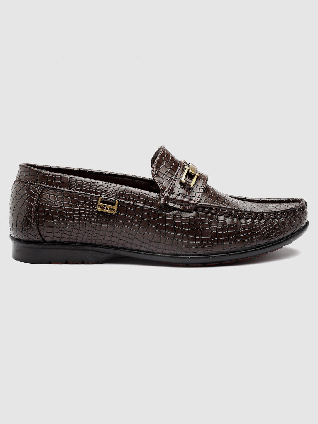 Dotcom DRIVE 133 Comfortable Stylish Snake Print Casual Loafers For Men
