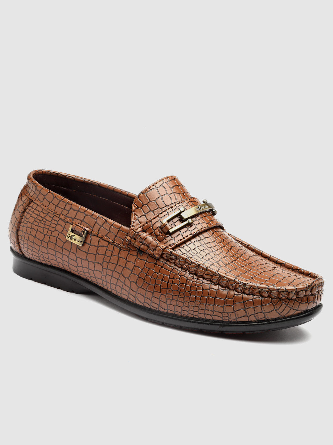 Dotcom DRIVE 133 Comfortable Stylish Snake Print Casual Loafers For Men