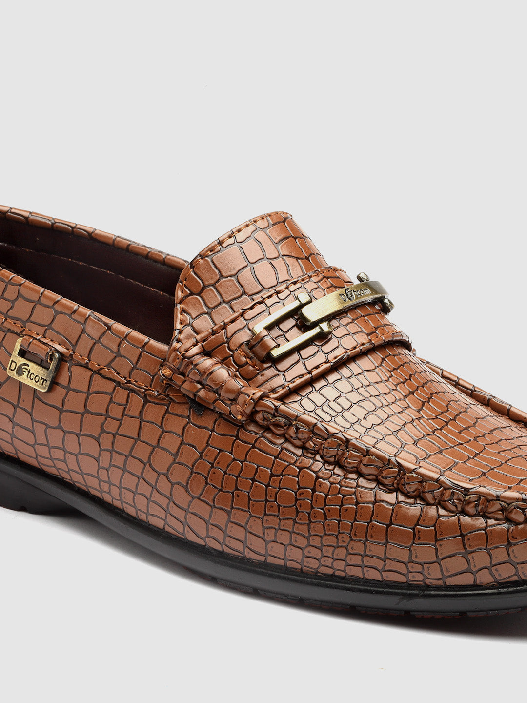 Dotcom DRIVE 133 Comfortable Stylish Snake Print Casual Loafers For Men