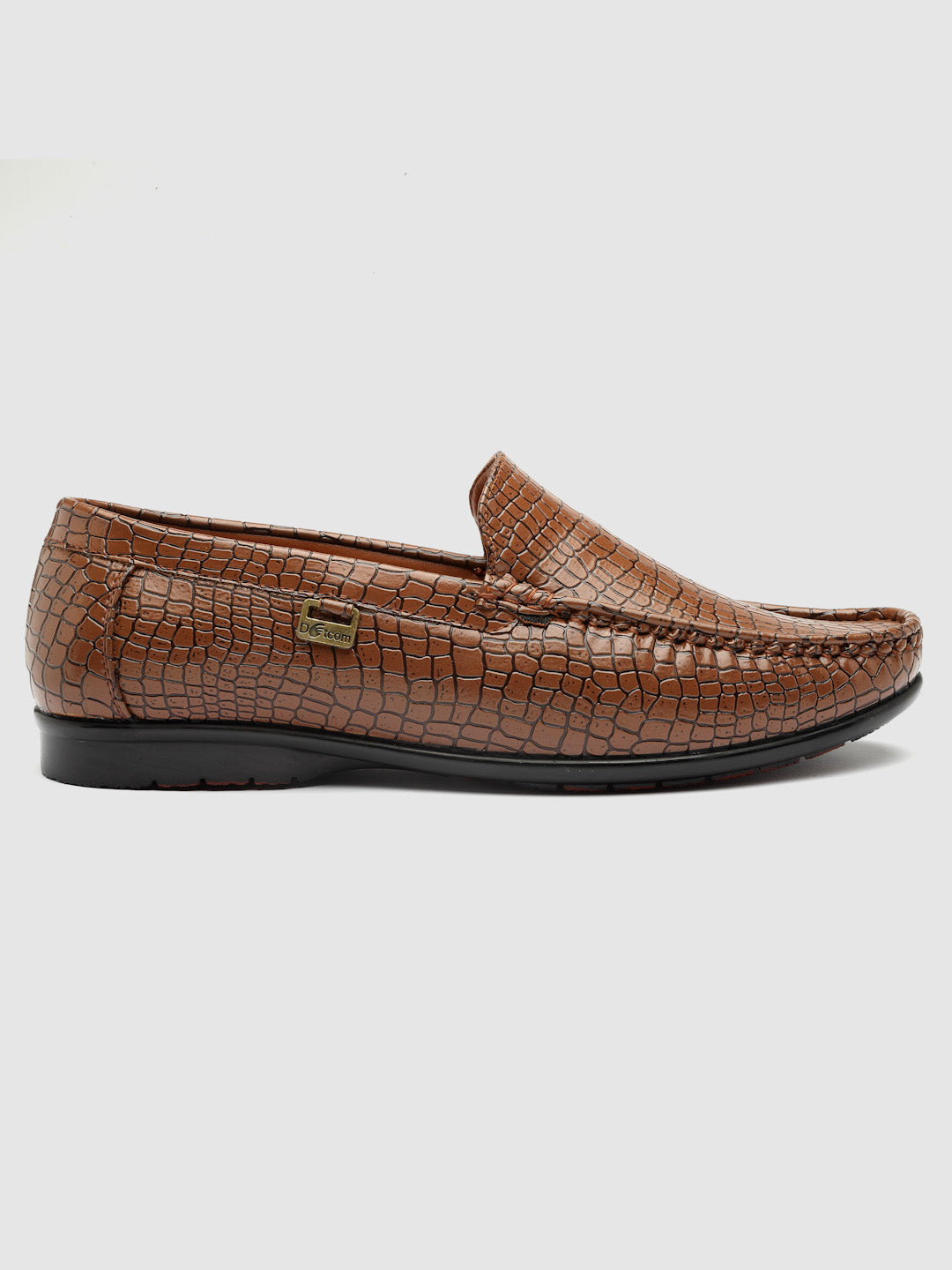 Dotcom DRIVE 131 Comfortable Stylish Snake Print Casual Loafers For Men