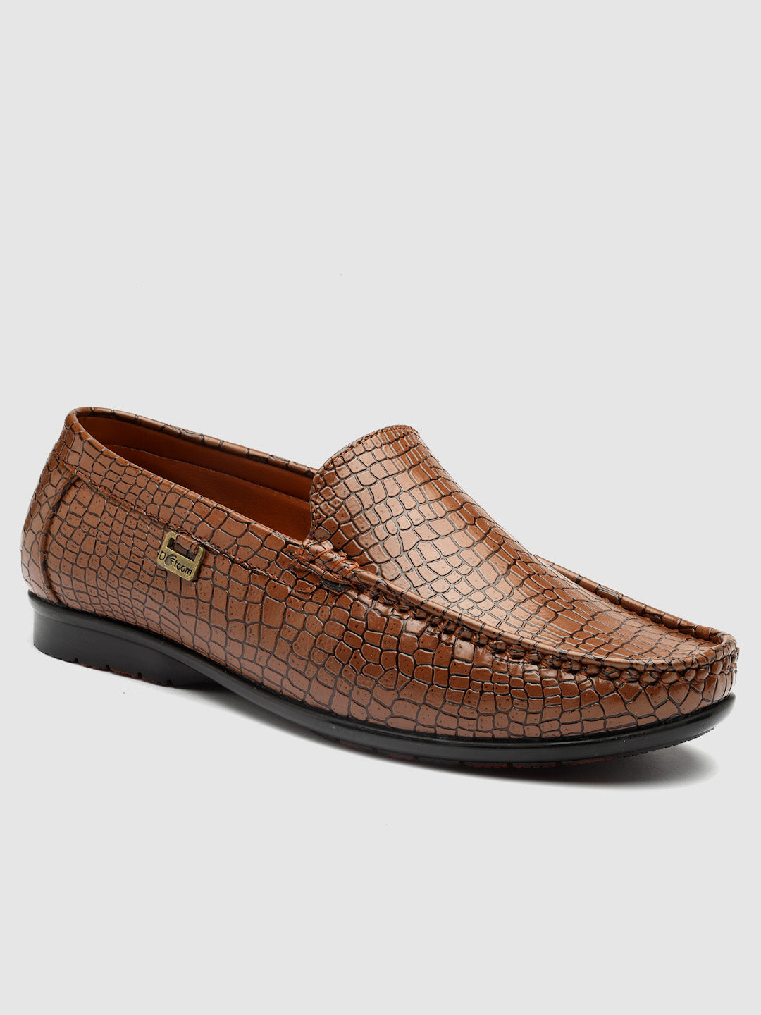 Dotcom DRIVE 131 Comfortable Stylish Snake Print Casual Loafers For Men