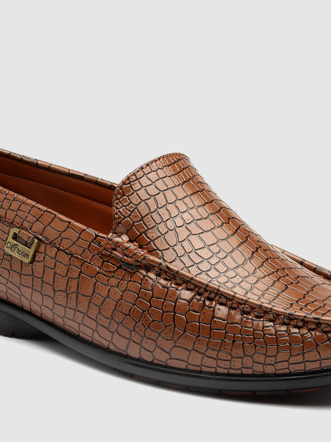 Dotcom DRIVE 131 Comfortable Stylish Snake Print Casual Loafers For Men