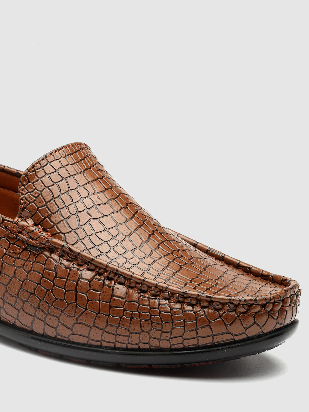 Dotcom DRIVE 131 Comfortable Stylish Snake Print Casual Loafers For Men