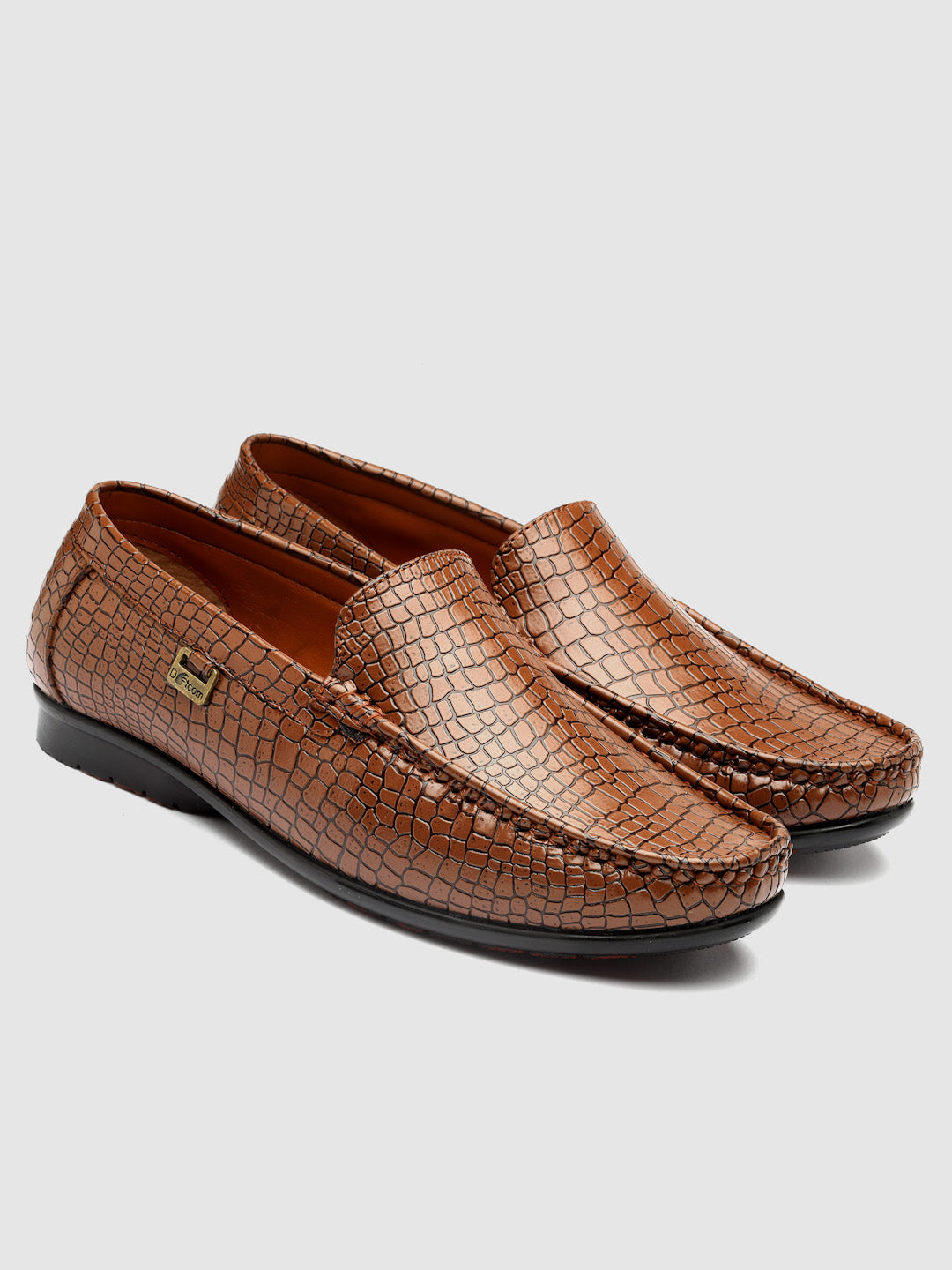 Dotcom DRIVE 131 Comfortable Stylish Snake Print Casual Loafers For Men