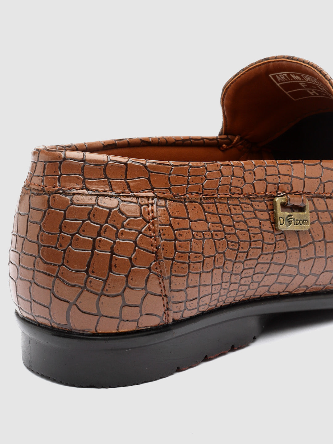 Dotcom DRIVE 131 Comfortable Stylish Snake Print Casual Loafers For Men