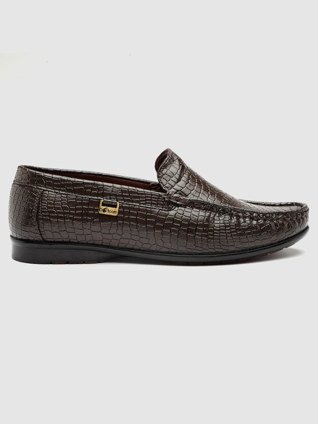 Dotcom DRIVE 131 Comfortable Stylish Snake Print Casual Loafers For Men