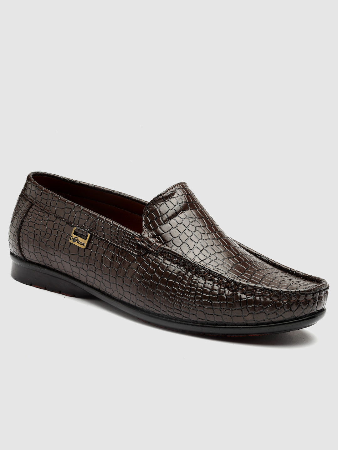 Dotcom DRIVE 131 Comfortable Stylish Snake Print Casual Loafers For Men